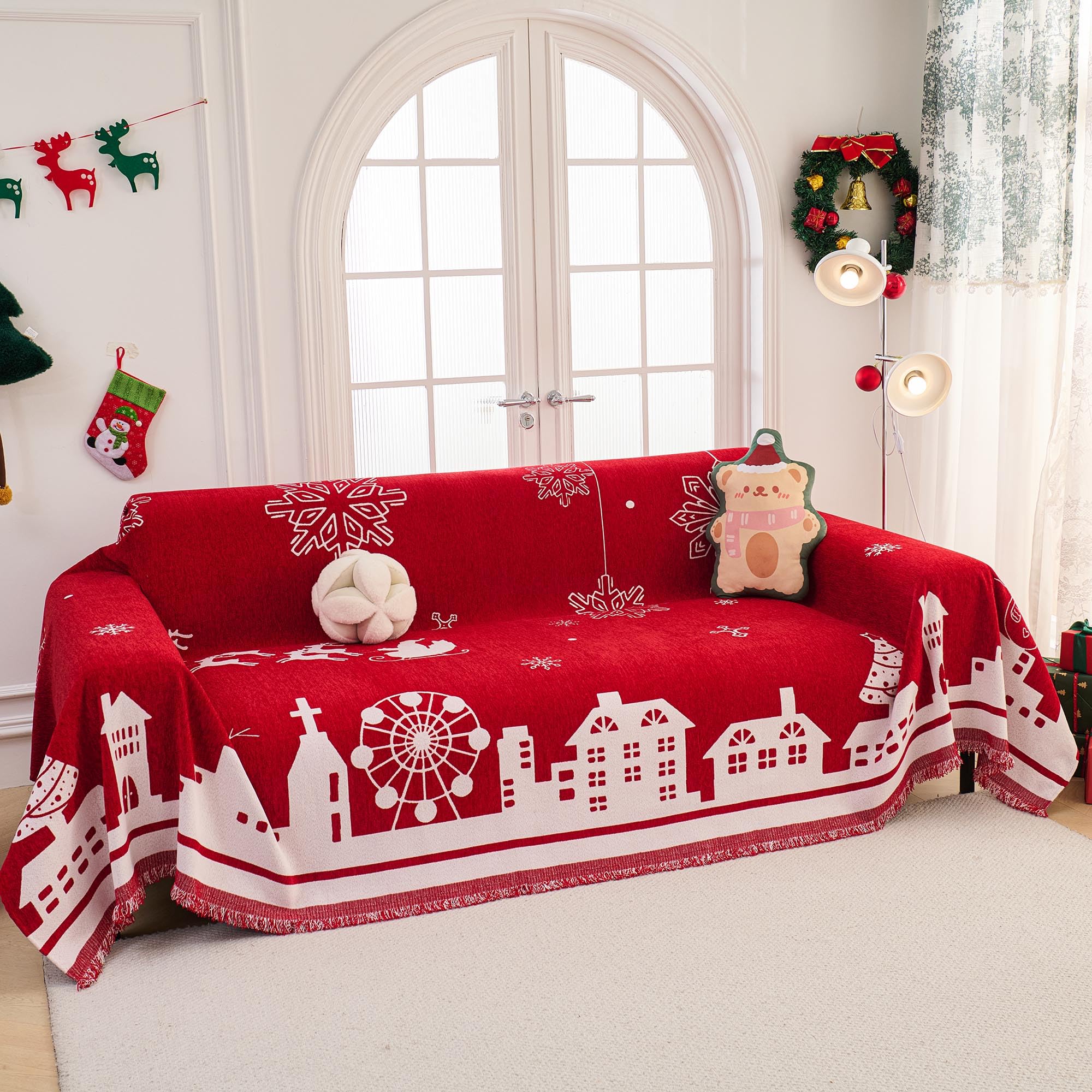 MEETSKY Chenille Sofa Cover