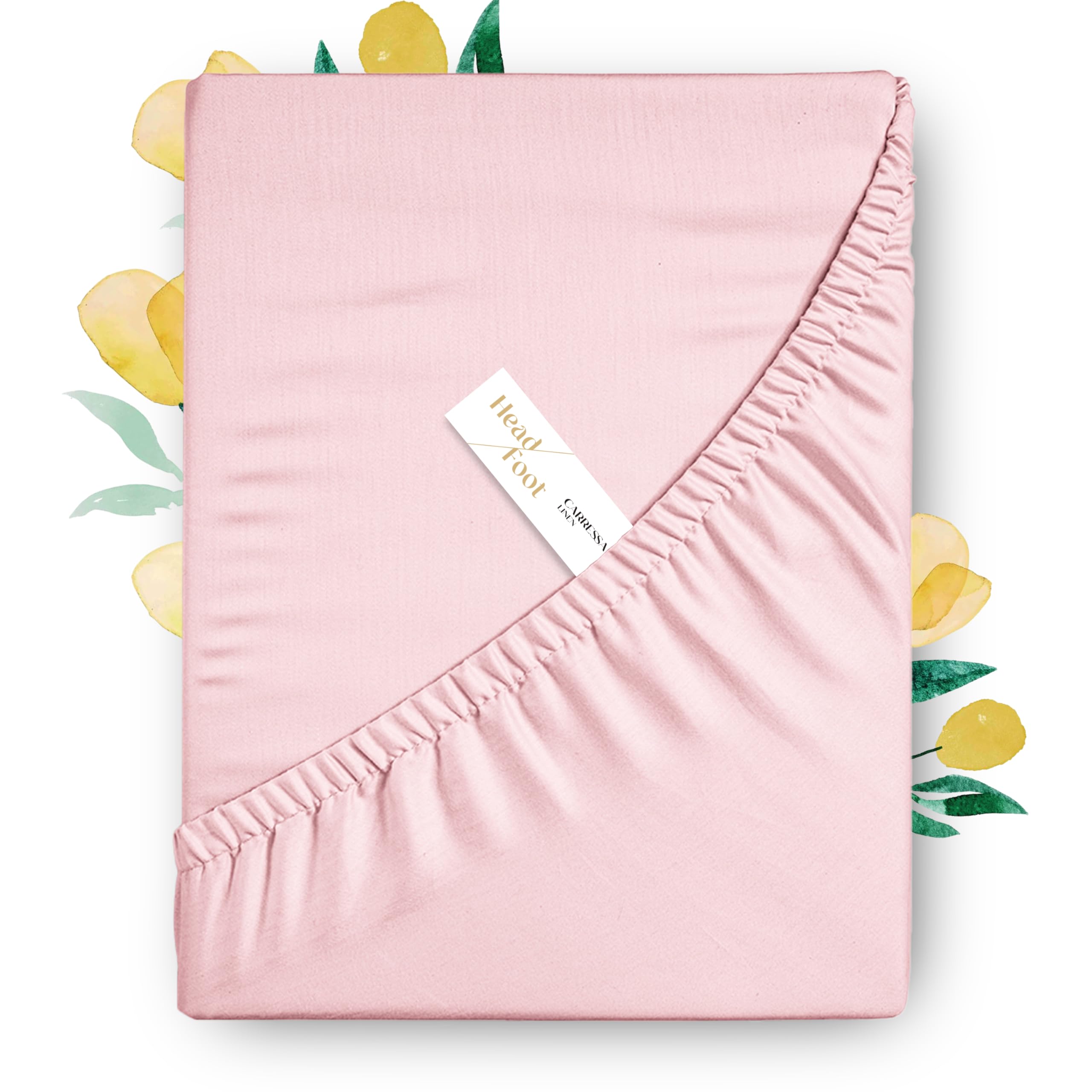 Carressa Linen Egyptian Cotton Fitted Sheet