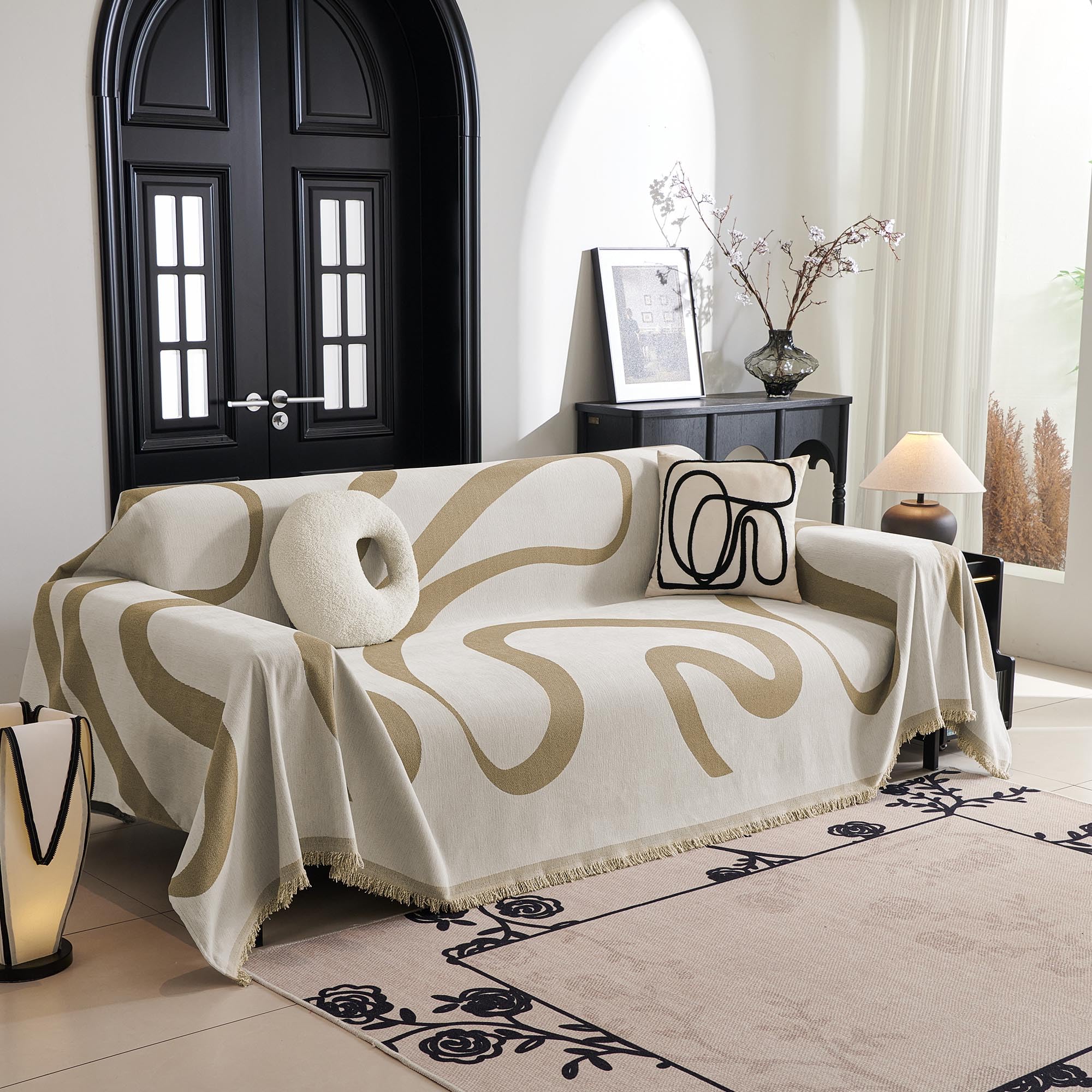 MYSKY HOME Chenille Sofa Cover