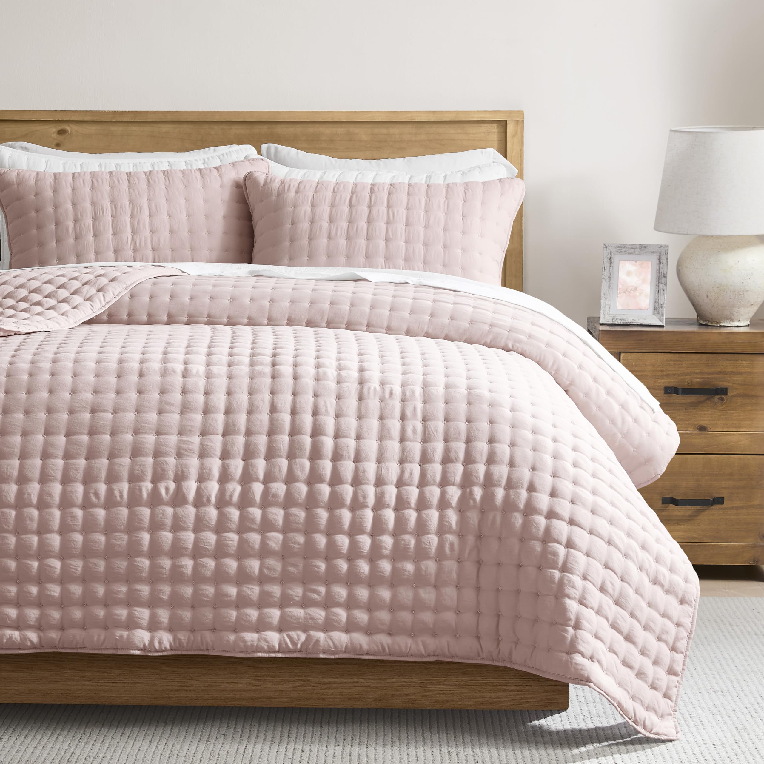 WDCOZY Quilt Set with Pillow Shams