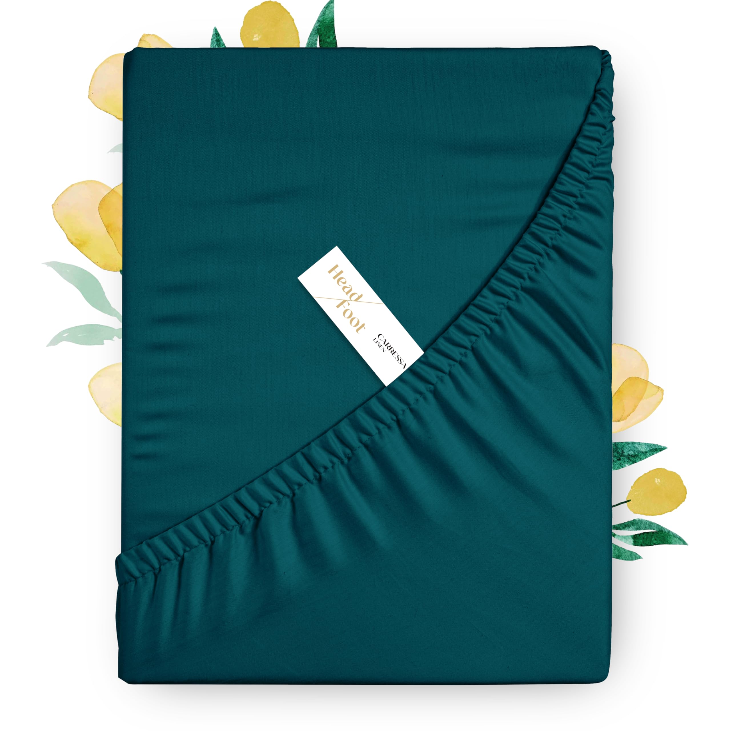 Carressa Linen Egyptian Cotton Fitted Sheet