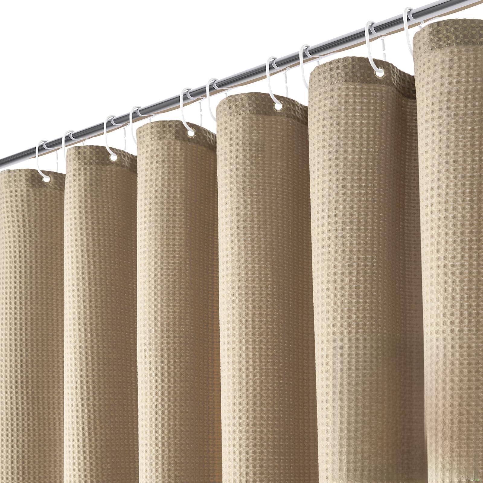 Dynamene Waffle Shower Curtain Set