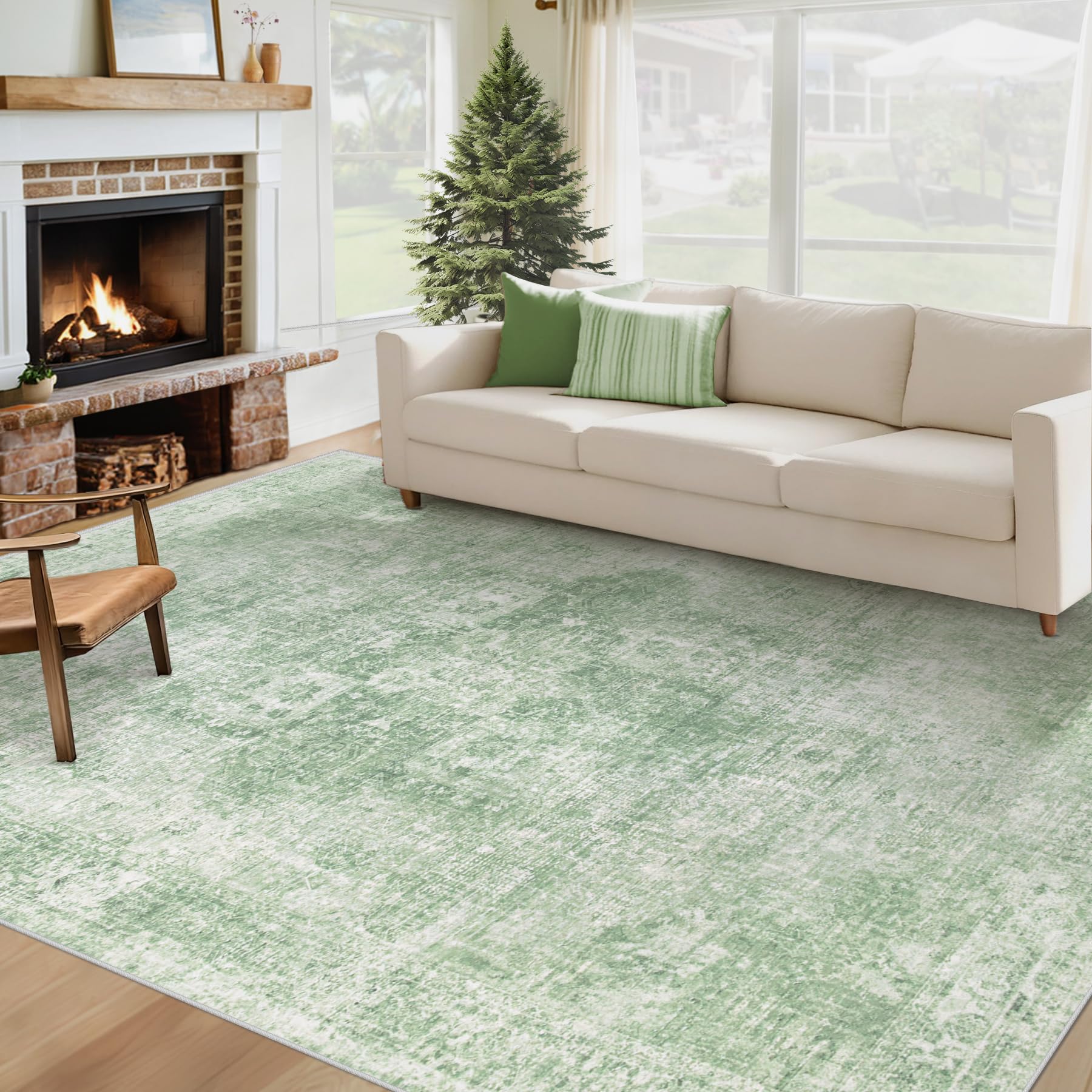 Vintage Boho Medallion Area Rug