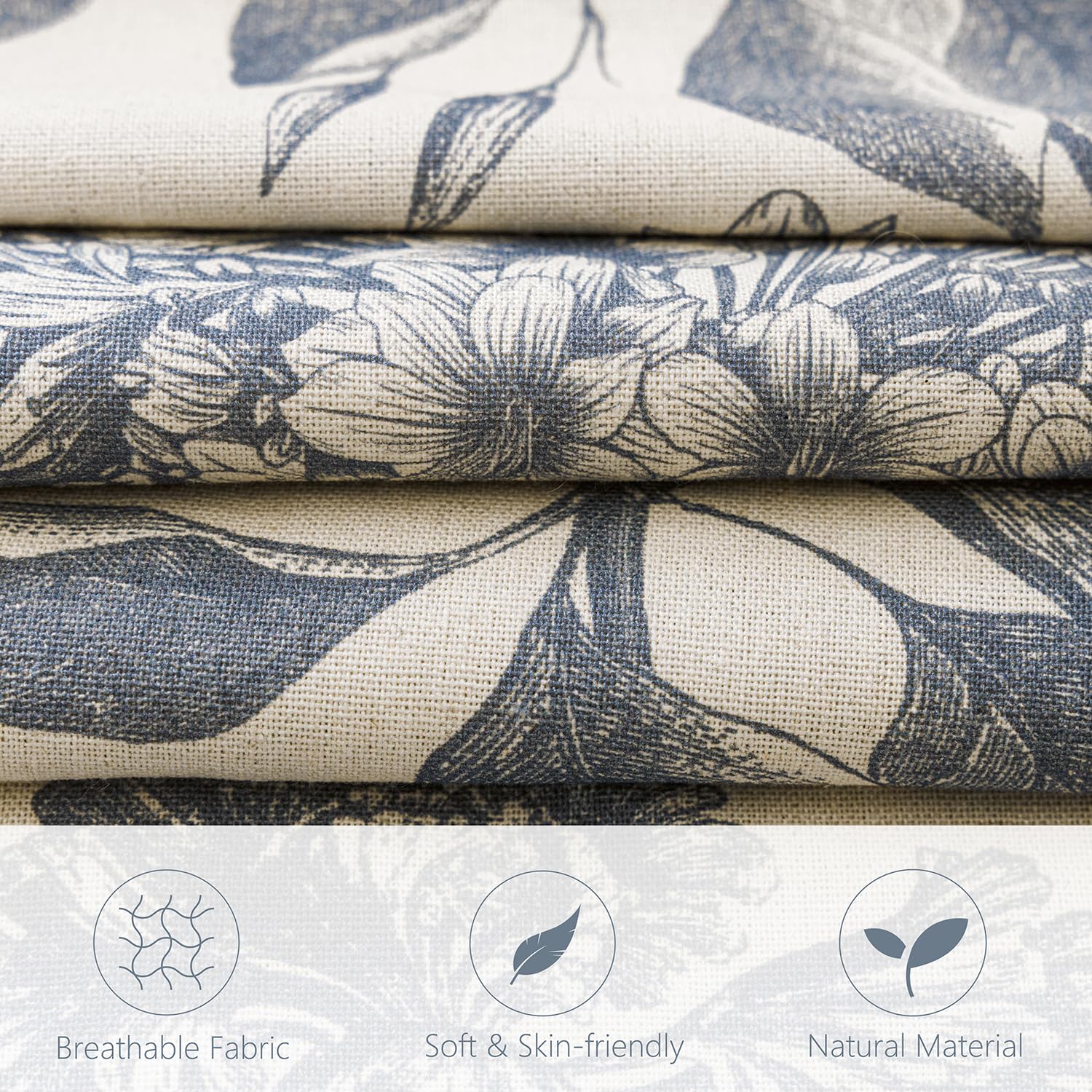 Foindtower Floral Throw Pillow Covers Set of 2