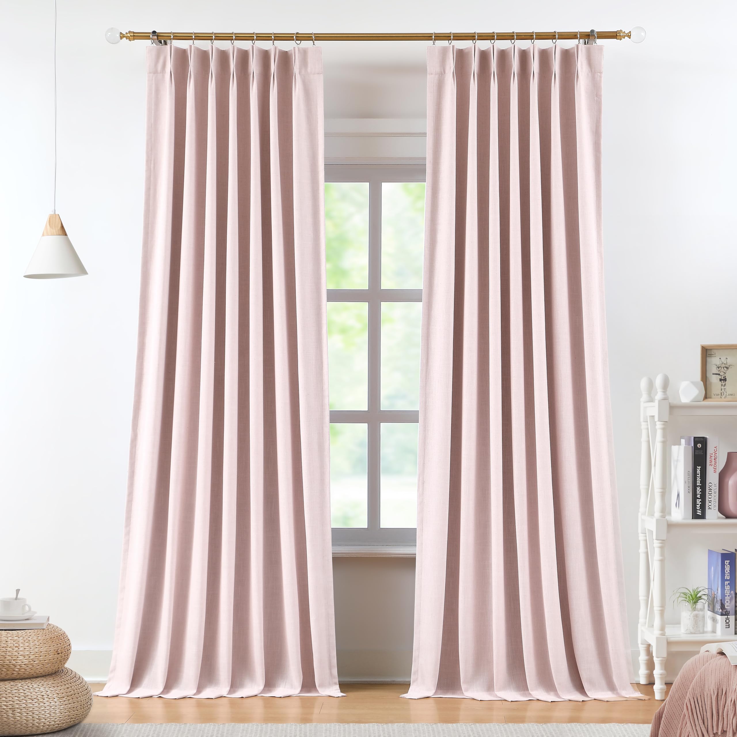 Vision Home Pinch Pleated Blackout Curtain 2 Panels
