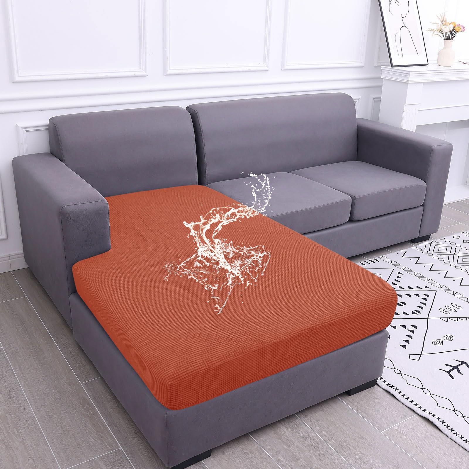 hyha Waterproof Couch Cushion Cover