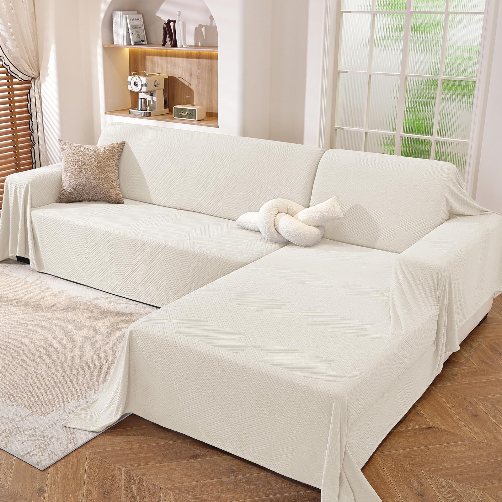CYCMACO Sectional Couch Cover Set