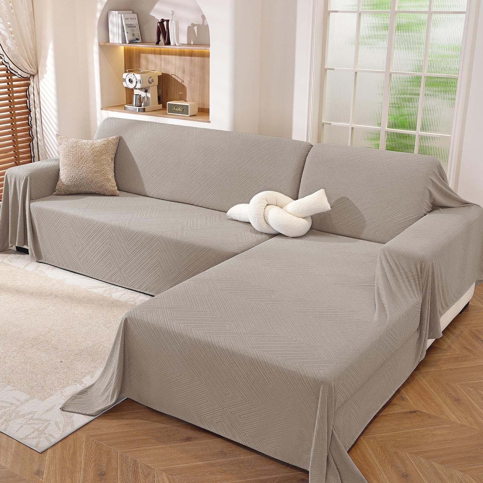 CYCMACO Sectional Couch Cover Set
