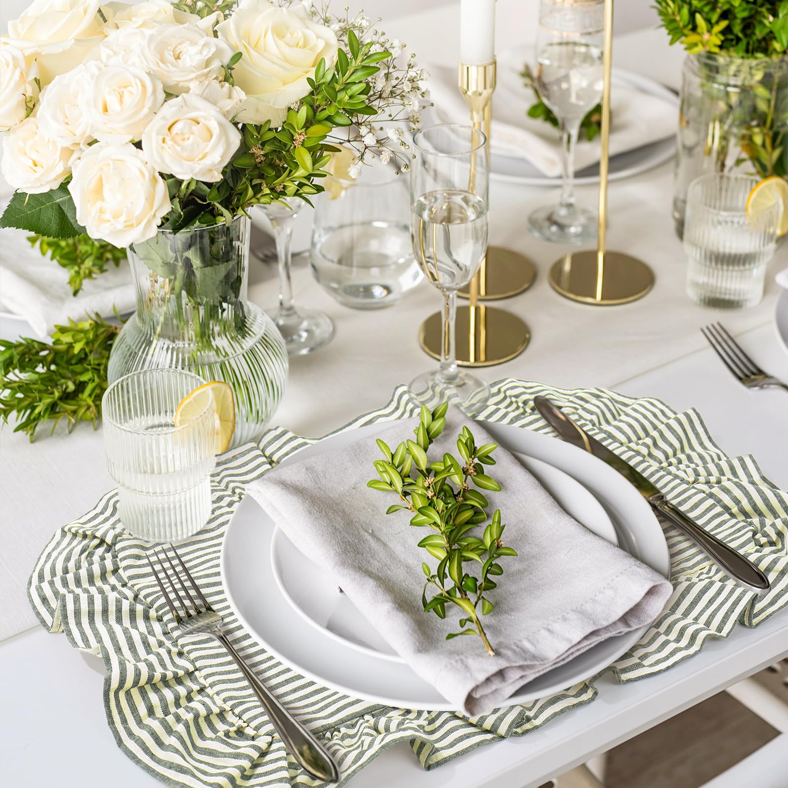 Whaline Cotton Placemats Set of 6