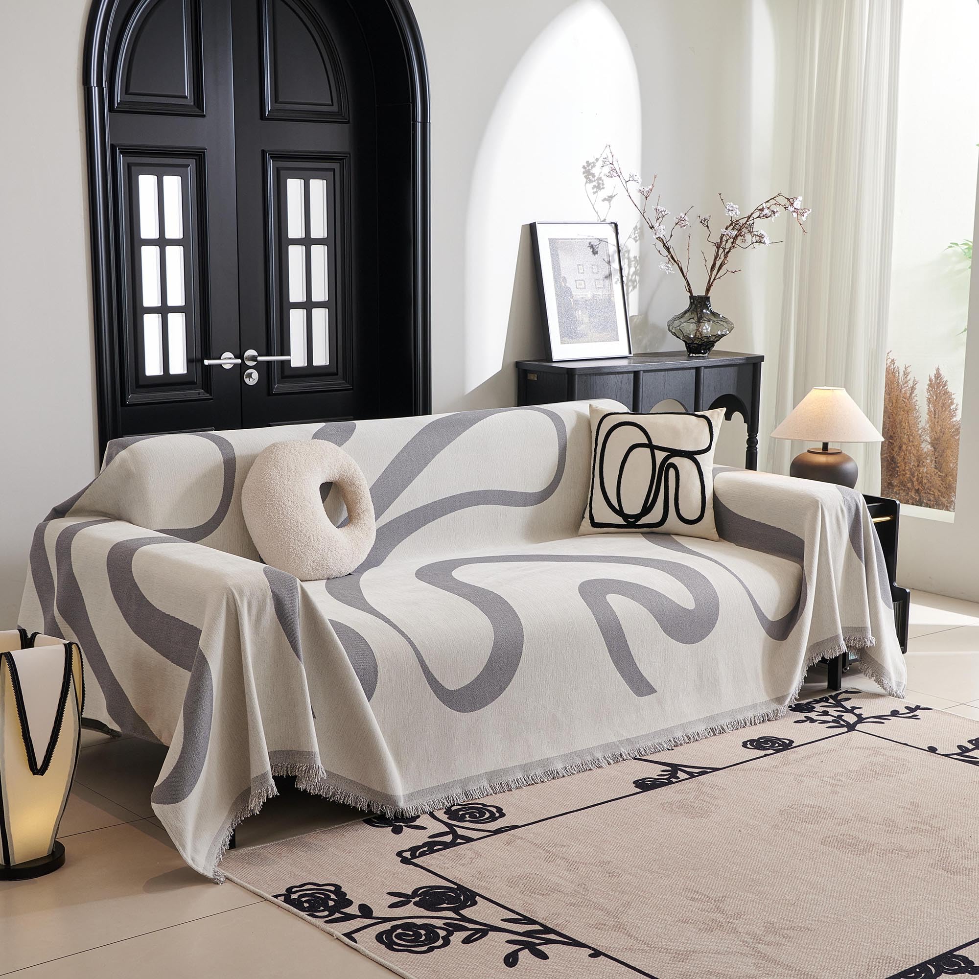 MYSKY HOME Chenille Sofa Cover