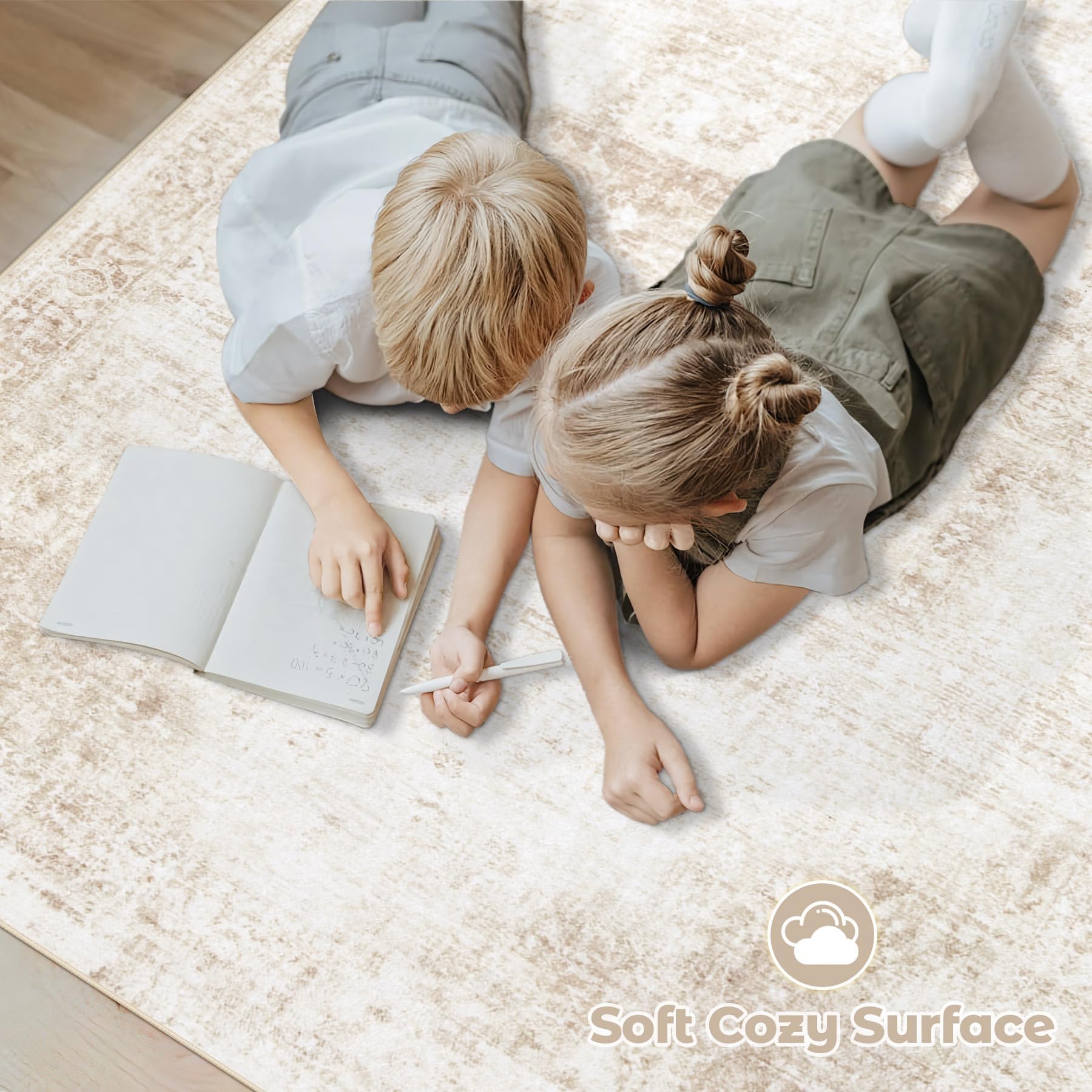 Vintage Boho Medallion Area Rug