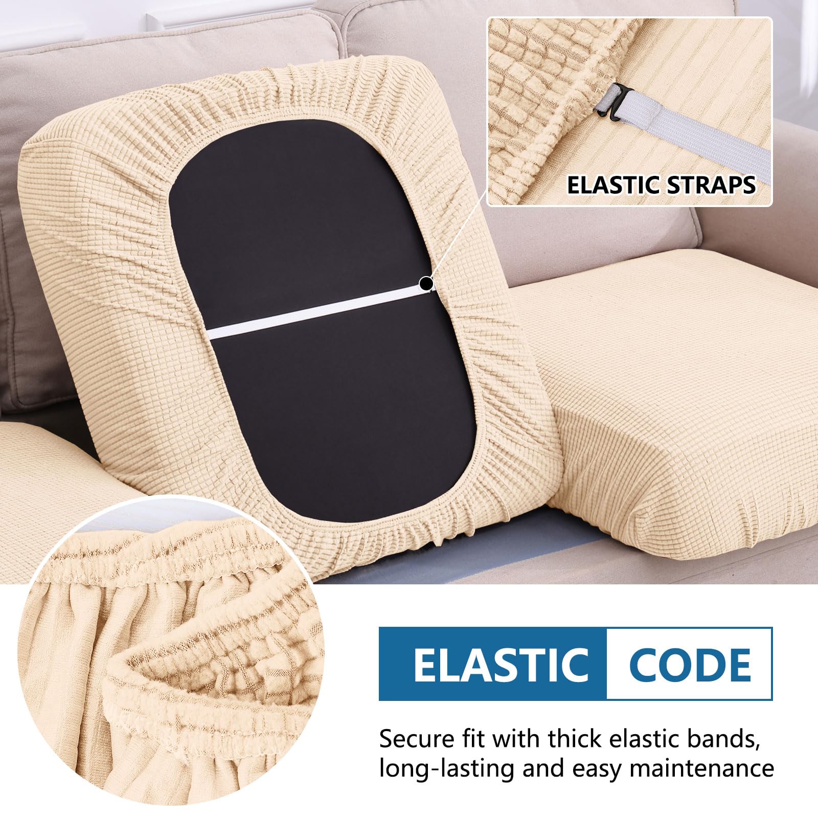 hyha Waterproof Couch Cushion Cover