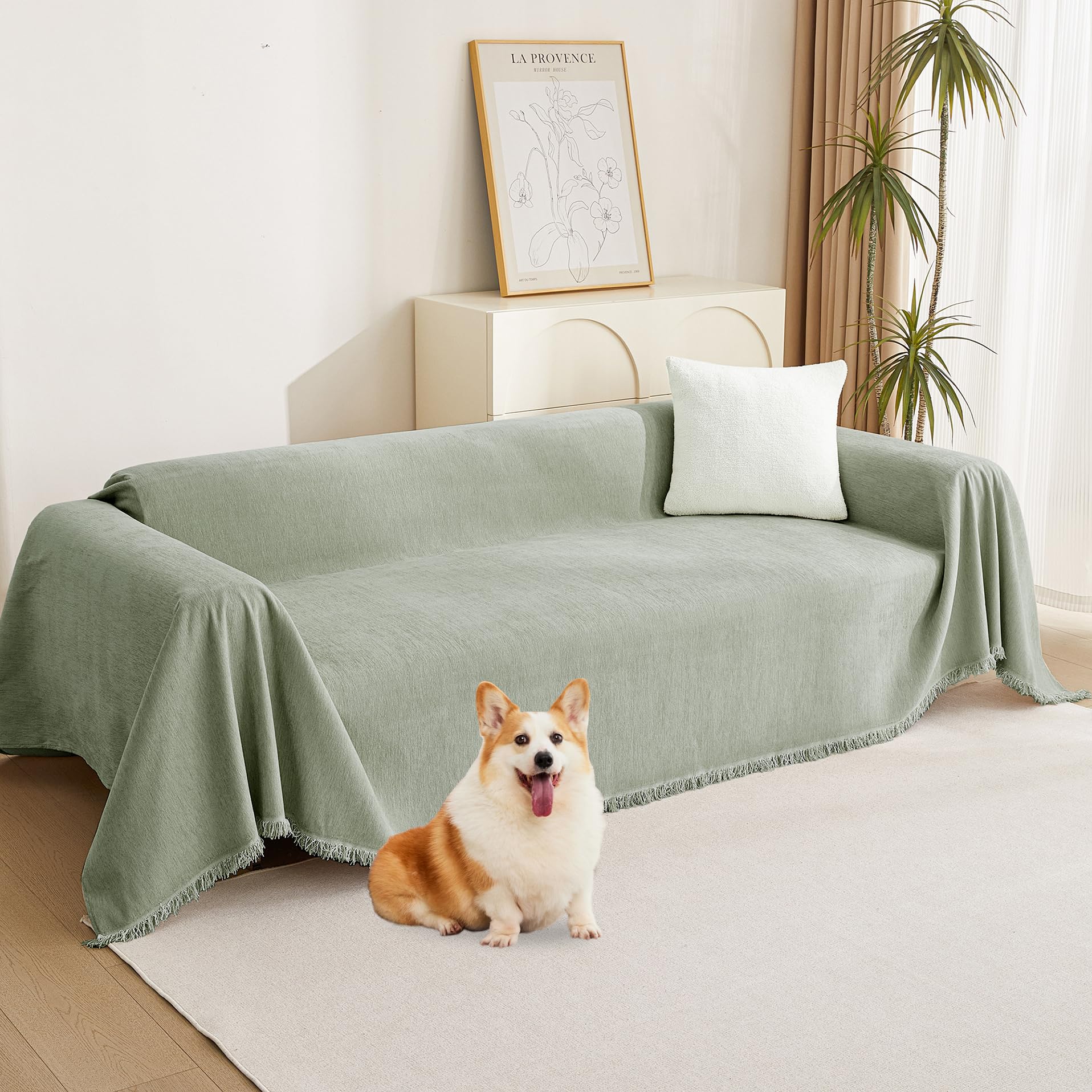 MYSKY HOME Chenille Sofa Cover