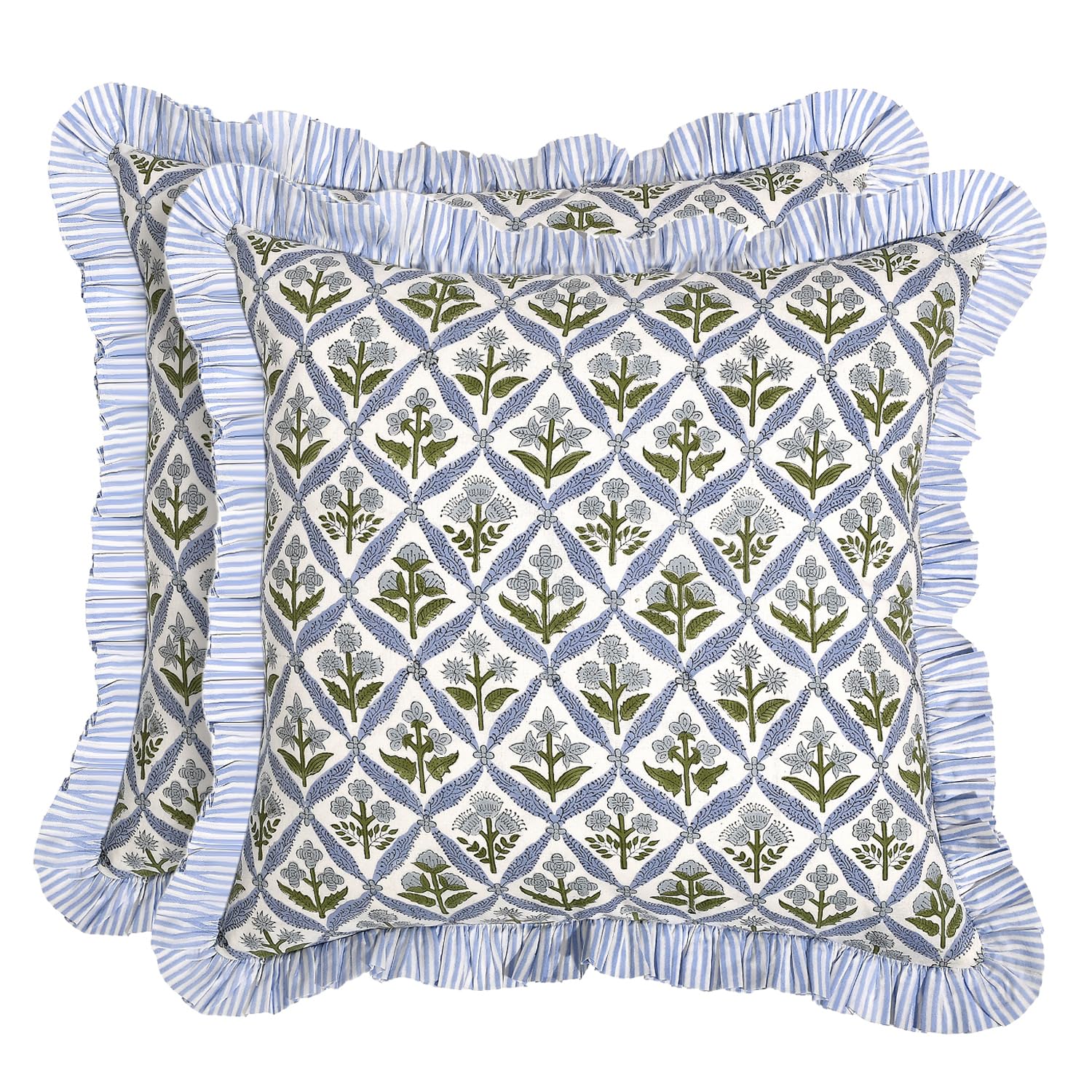 Ridhi Ruffle Pillow Cover