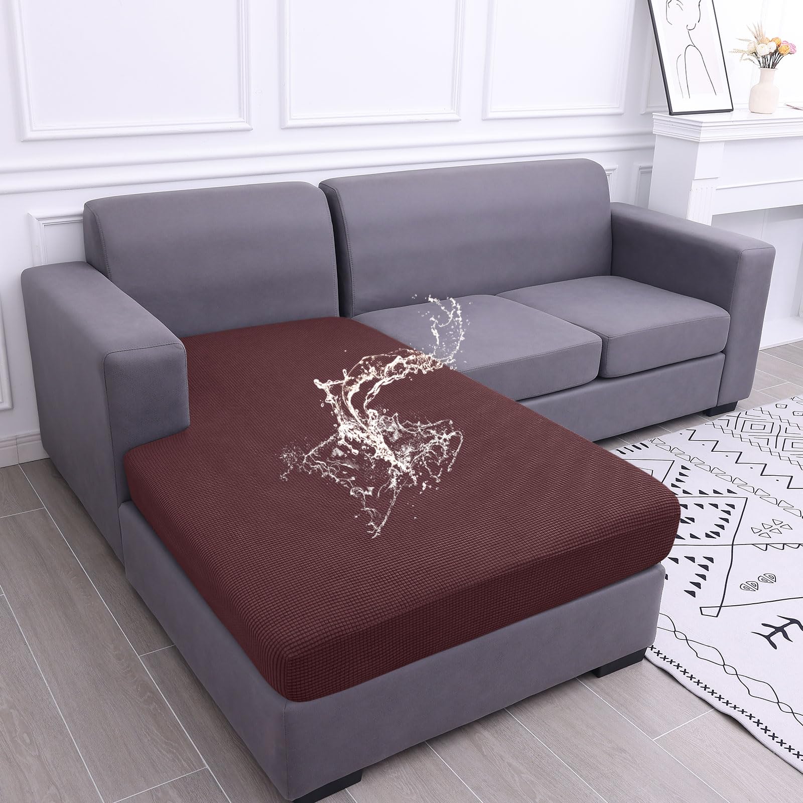 hyha Waterproof Couch Cushion Cover