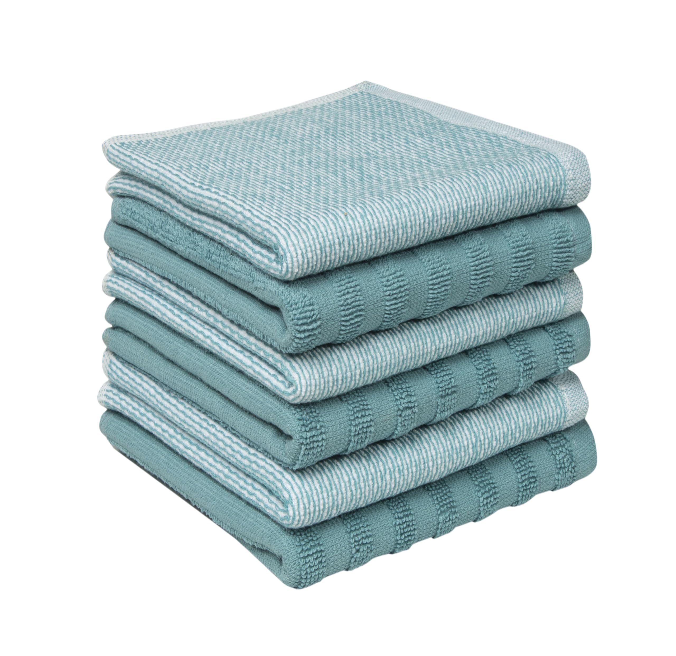 Premium Cotton Kitchen Towels Set of 6