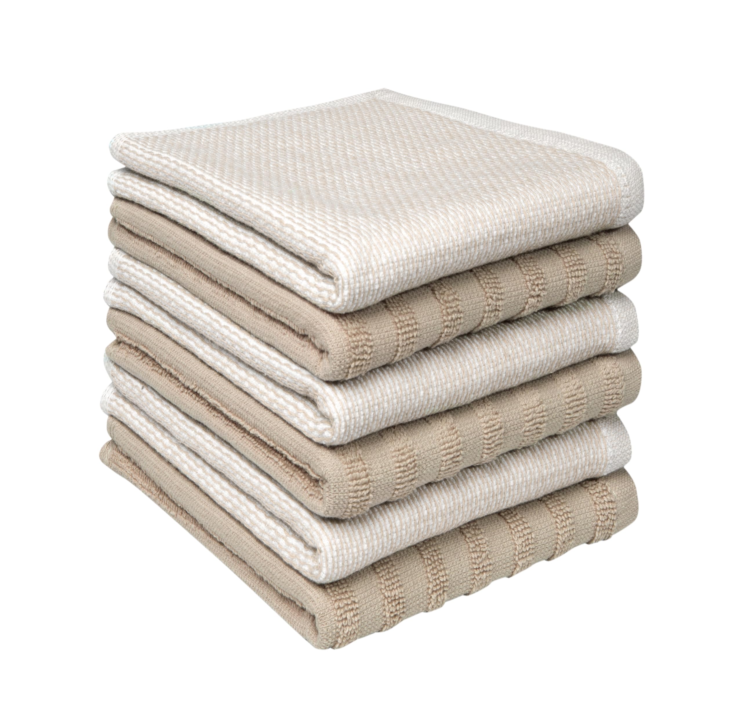 Premium Cotton Kitchen Towels Set of 6