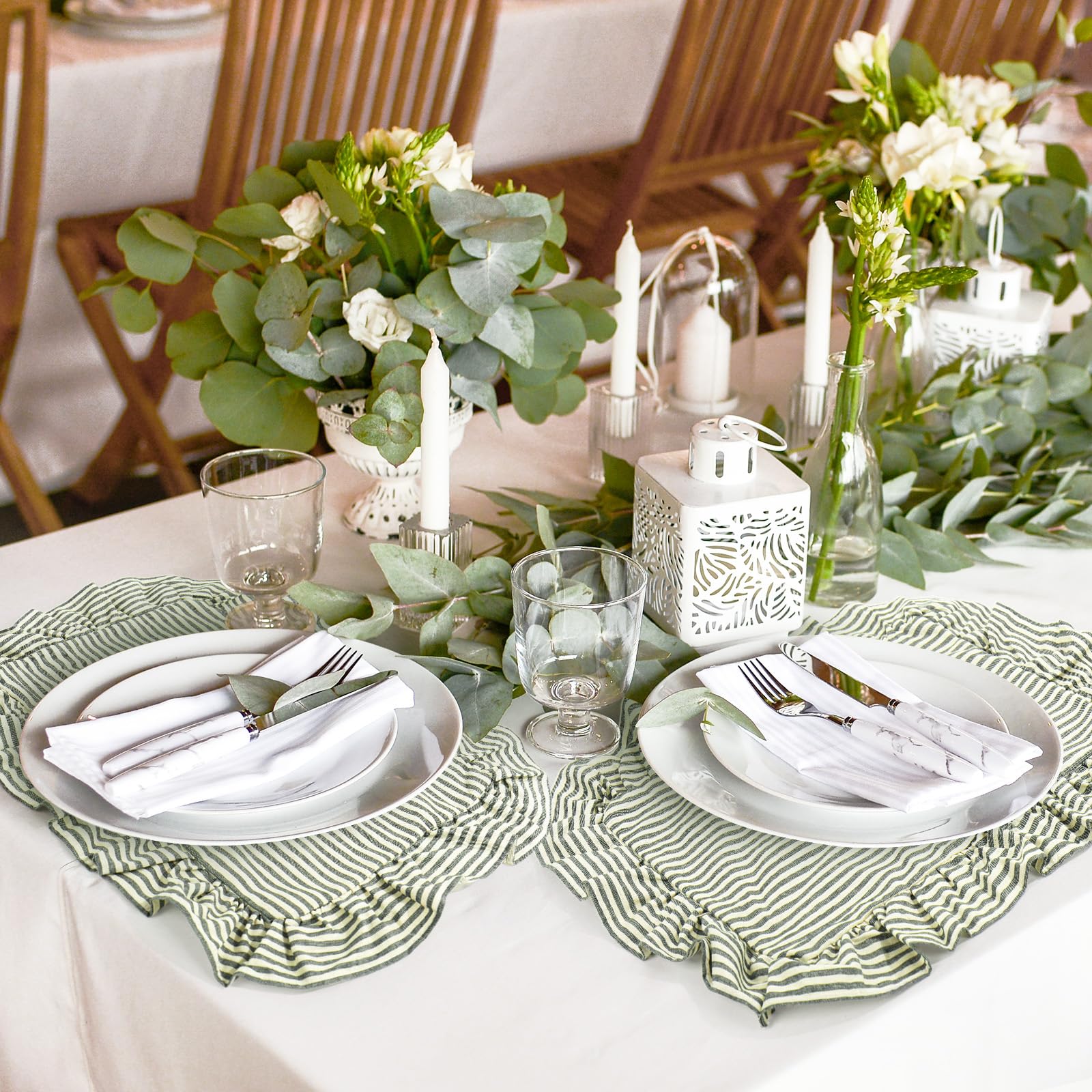 Whaline Cotton Placemats Set of 6