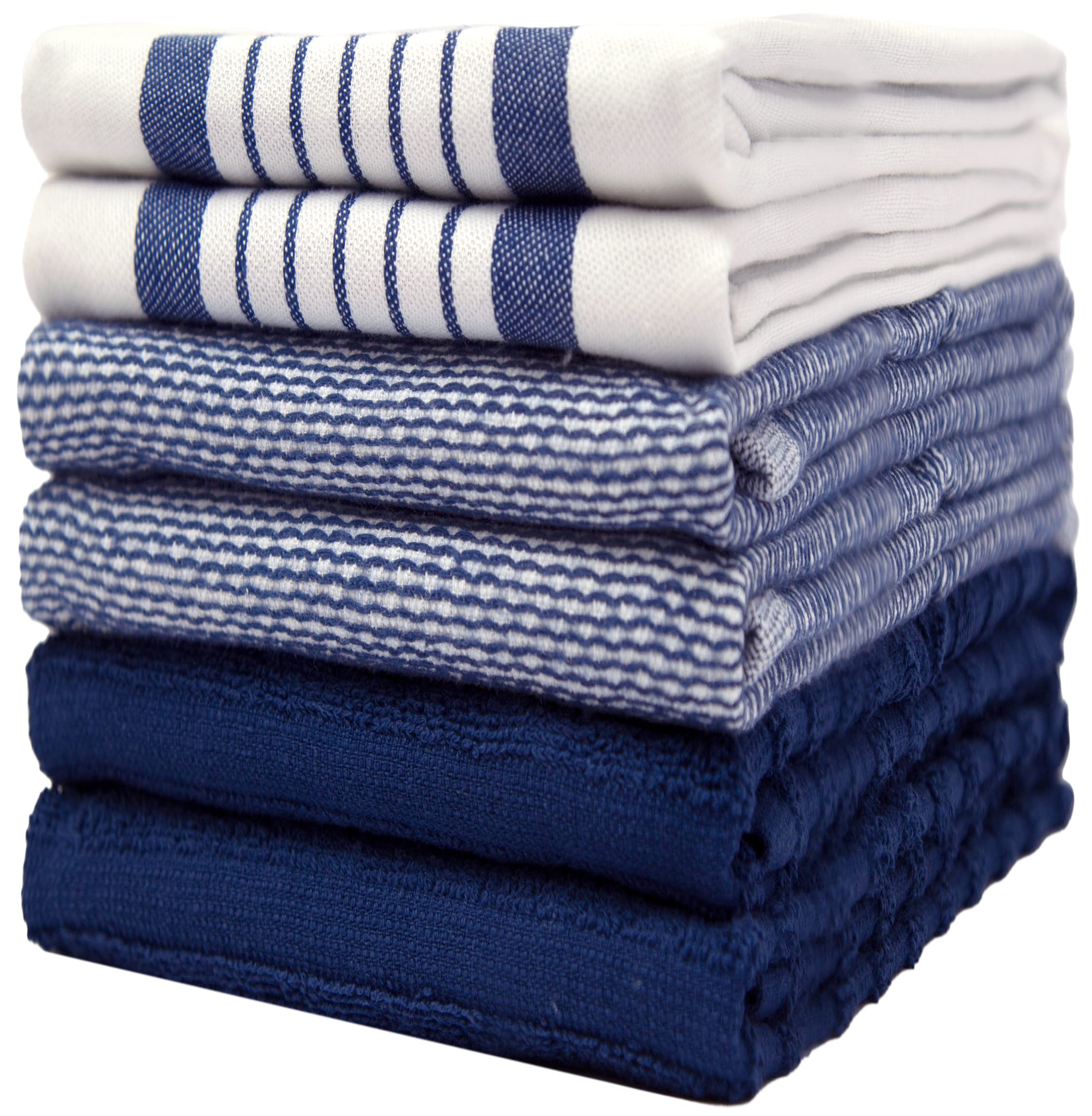 Premium Cotton Kitchen Towels Set of 6