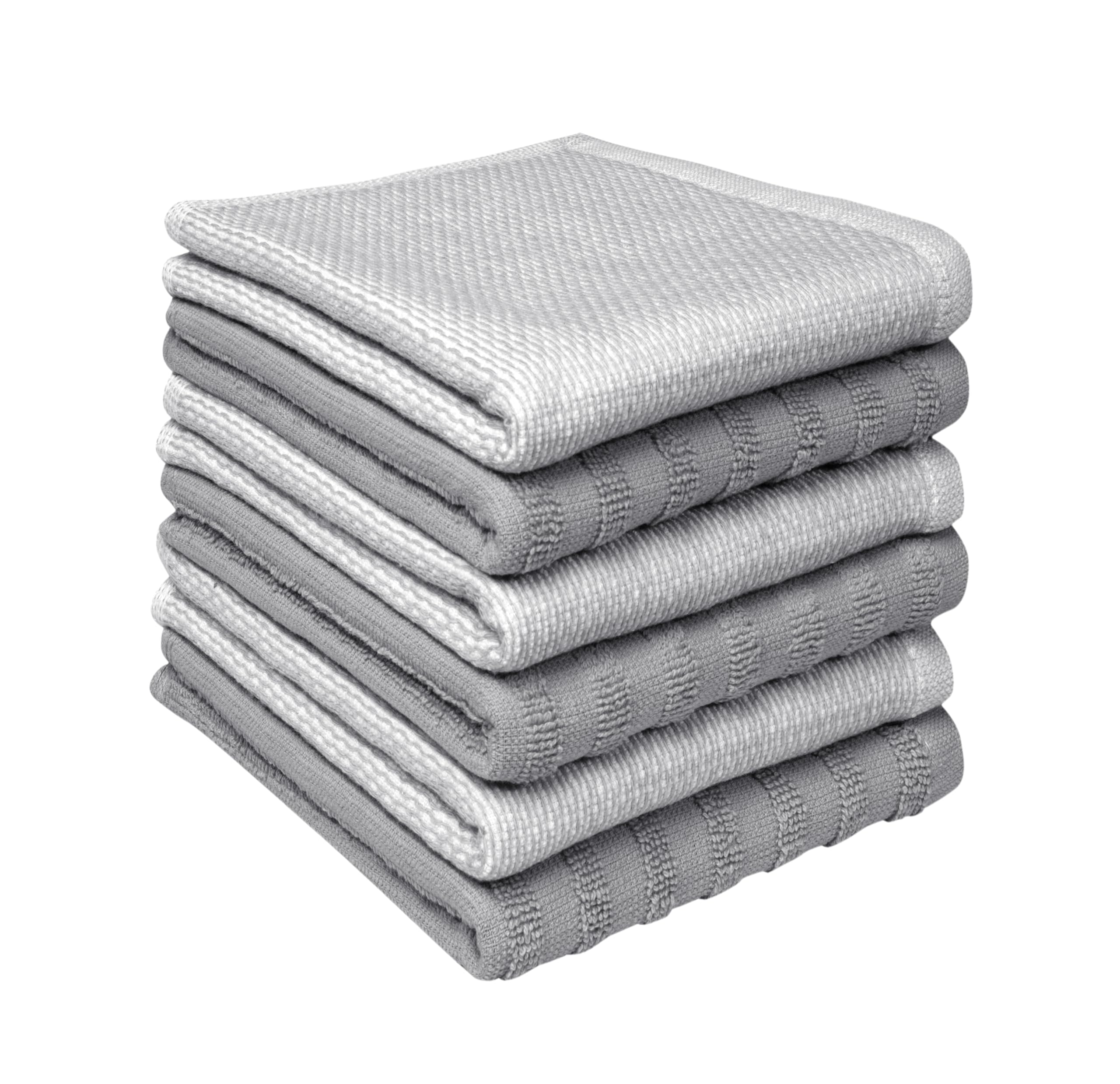 Premium Cotton Kitchen Towels Set of 6