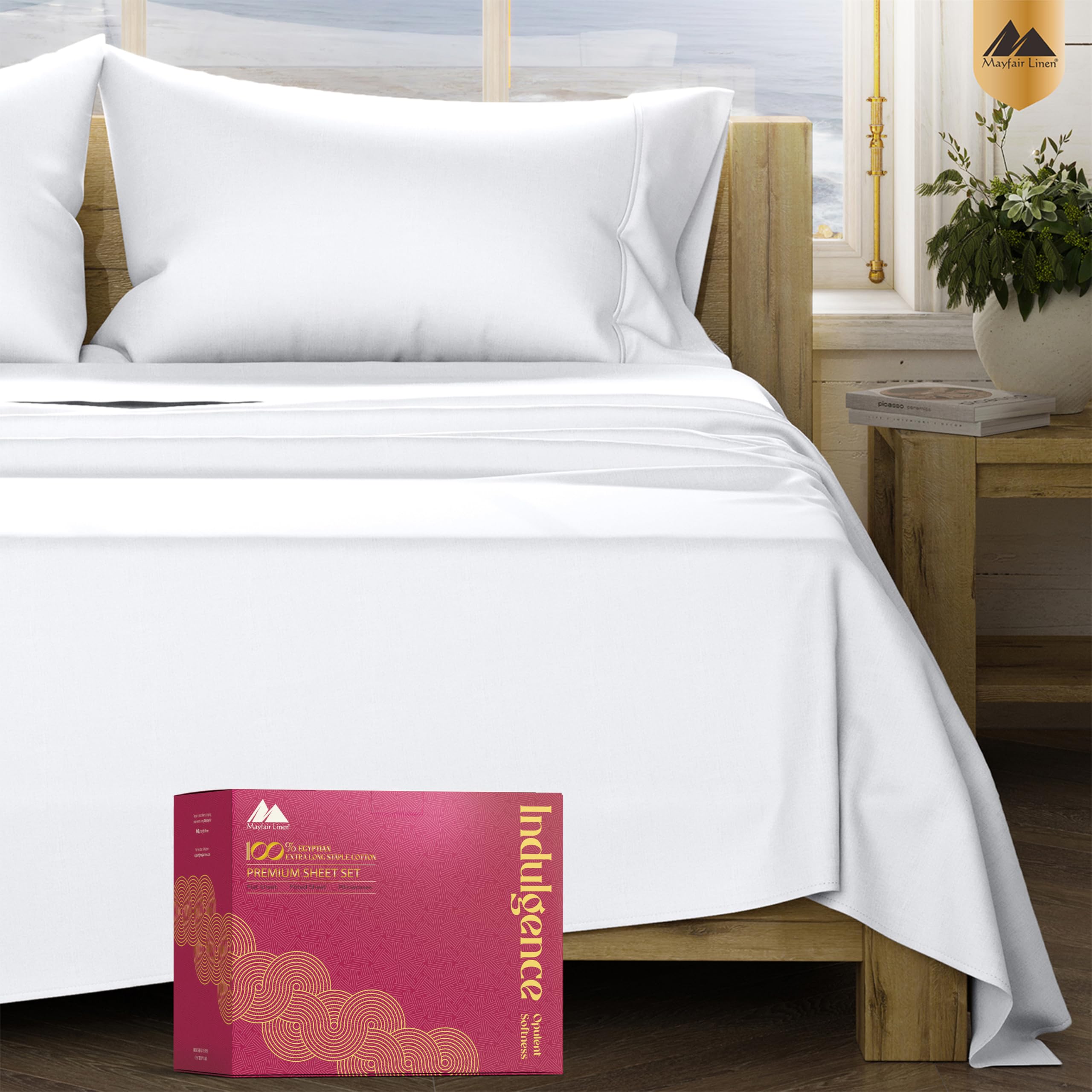 Mayfair Linen Egyptian Cotton Bed Sheets
