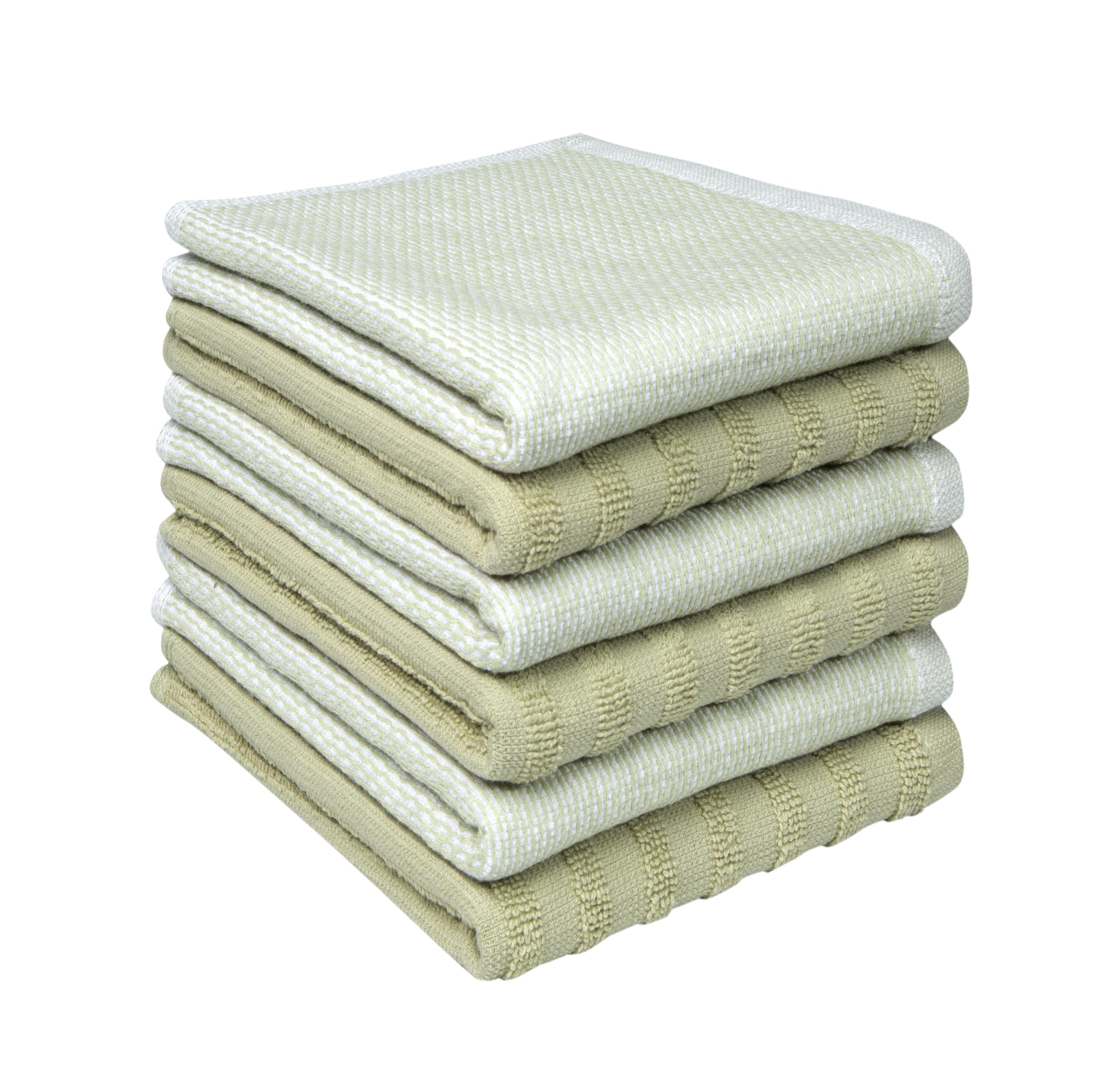 Premium Cotton Kitchen Towels Set of 6