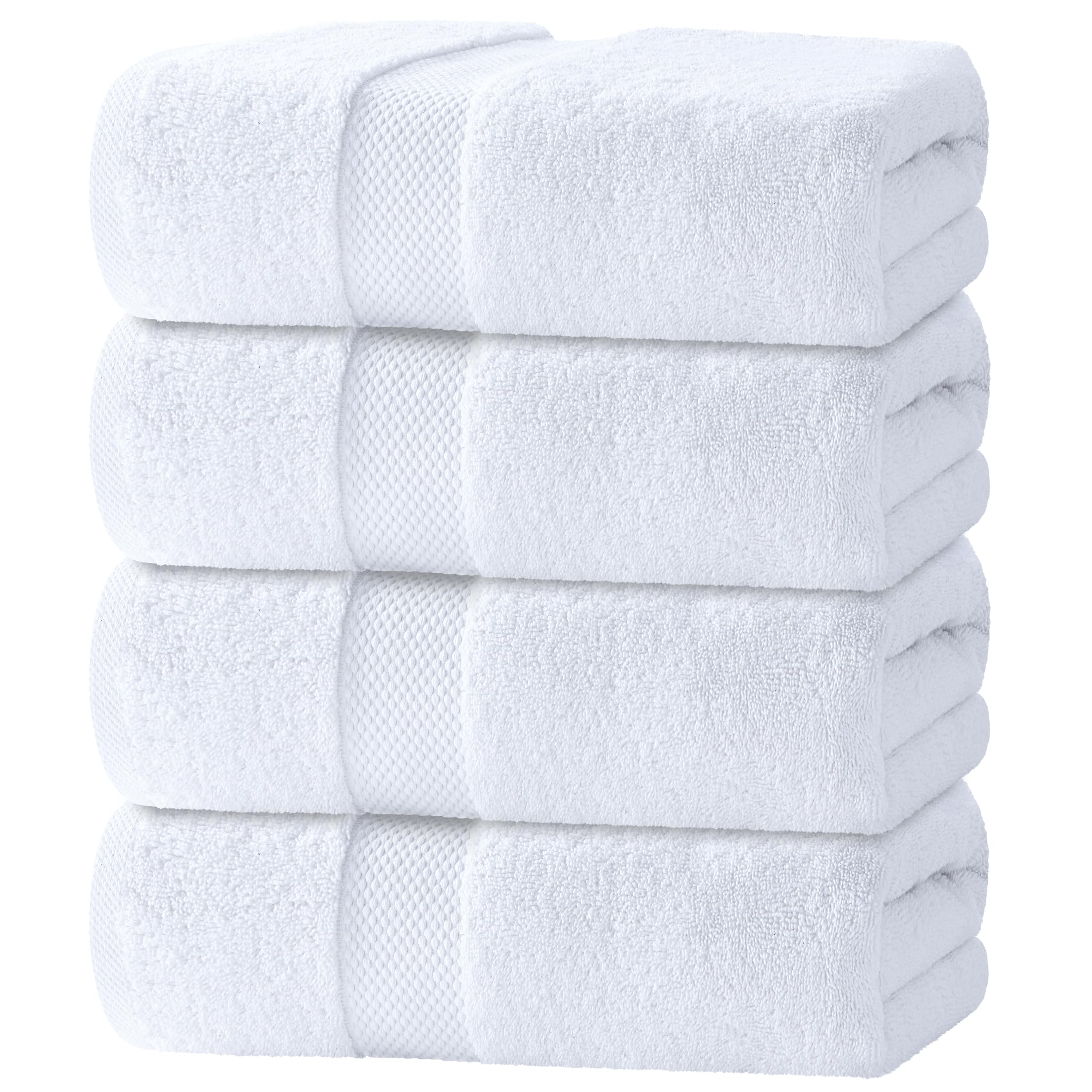 Luxury Cotton Bath Towels Set of 4