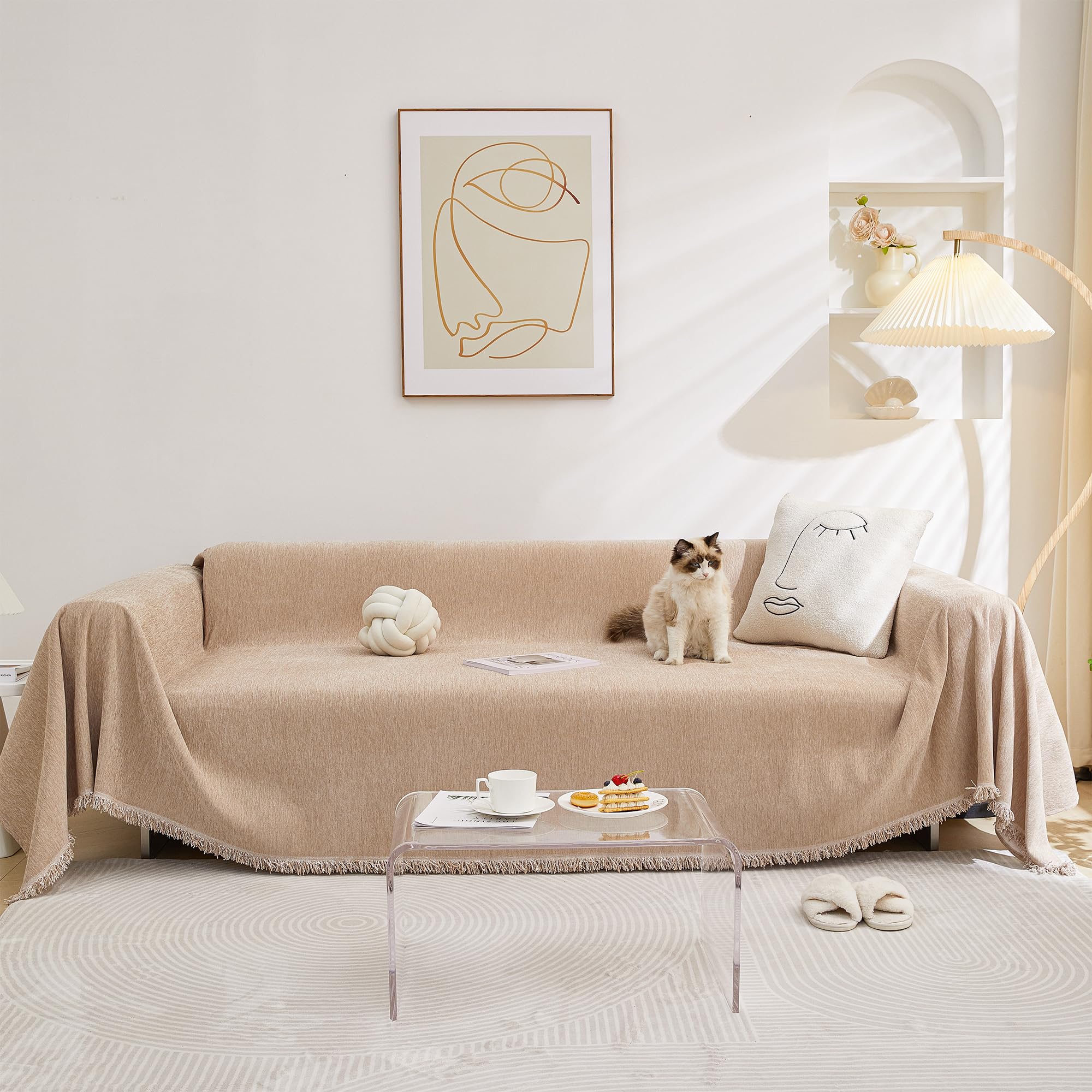MEETSKY Chenille Sofa Cover