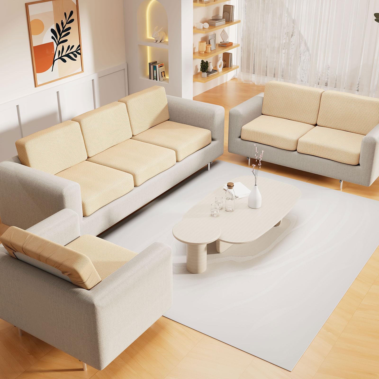 hyha Waterproof Couch Cushion Cover