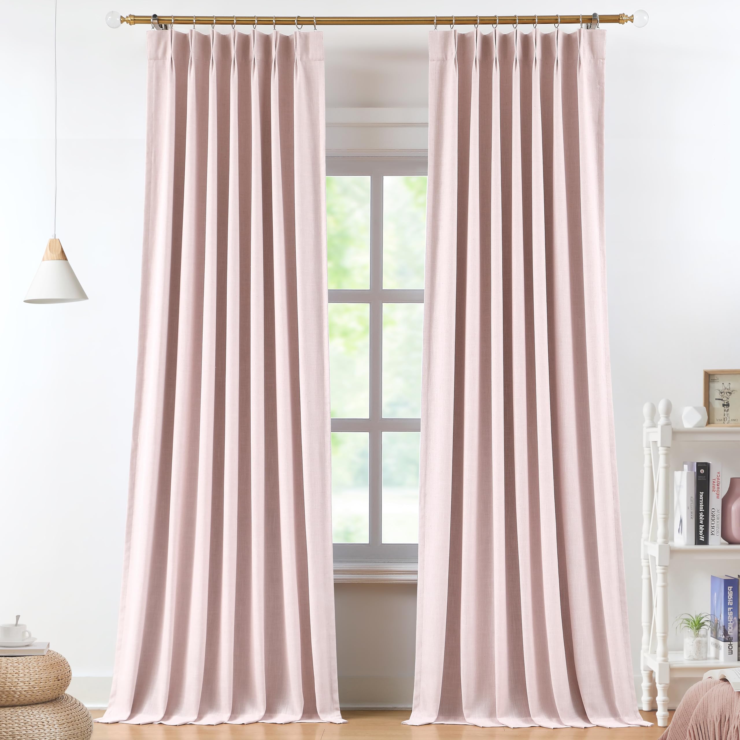 Vision Home Pinch Pleated Blackout Curtain 2 Panels