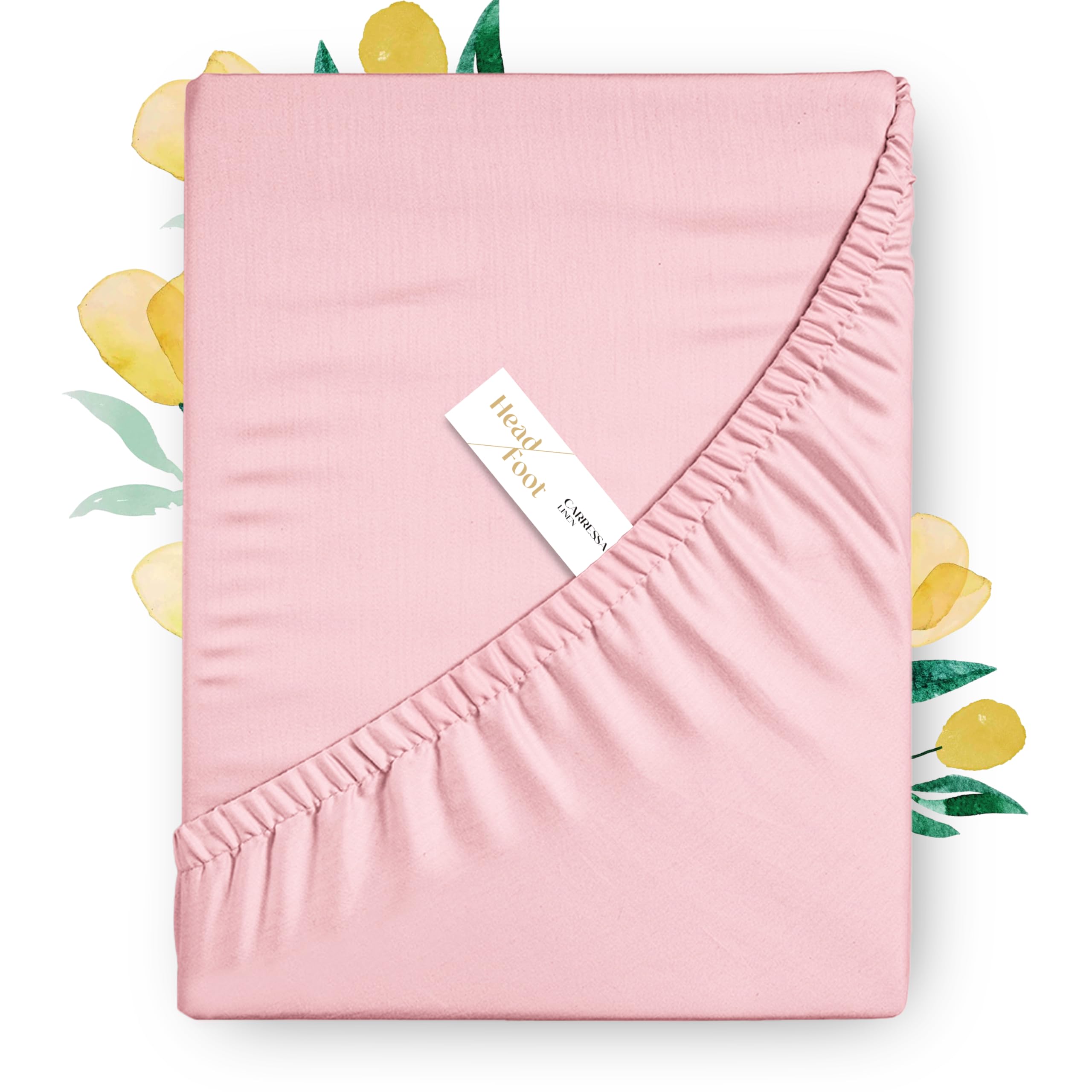 Carressa Linen Egyptian Cotton Fitted Sheet