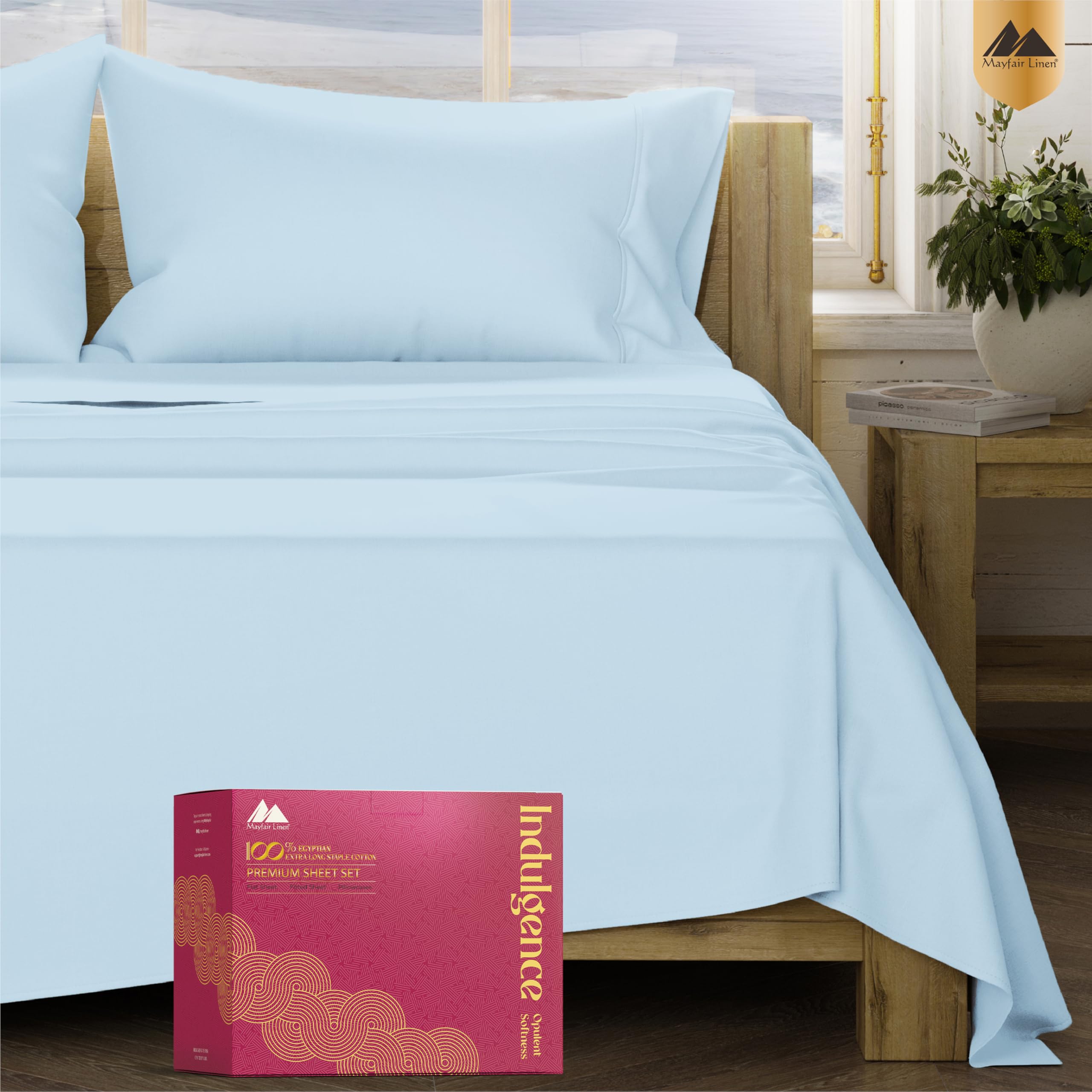 Mayfair Linen Egyptian Cotton Bed Sheets