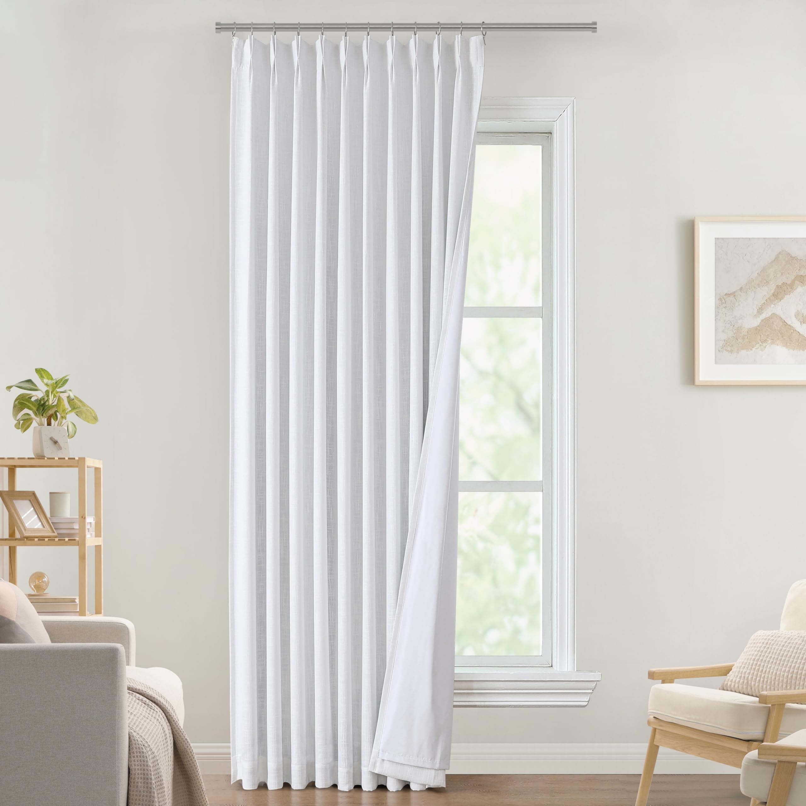 Vision Home Pinch Pleated Blackout Curtain 2 Panels