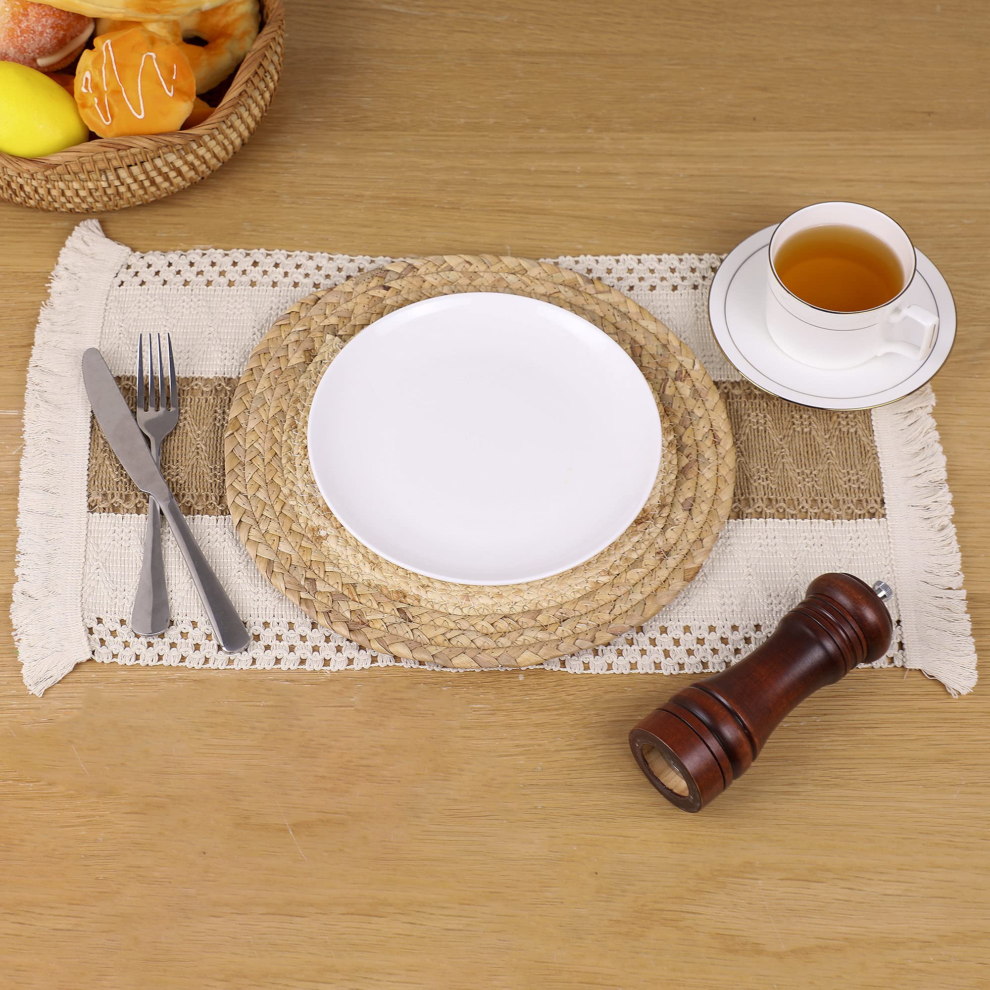 Handmade Boho Woven Placemats