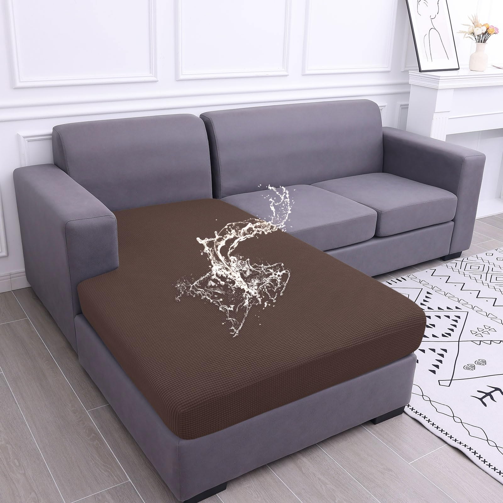 hyha Waterproof Couch Cushion Cover