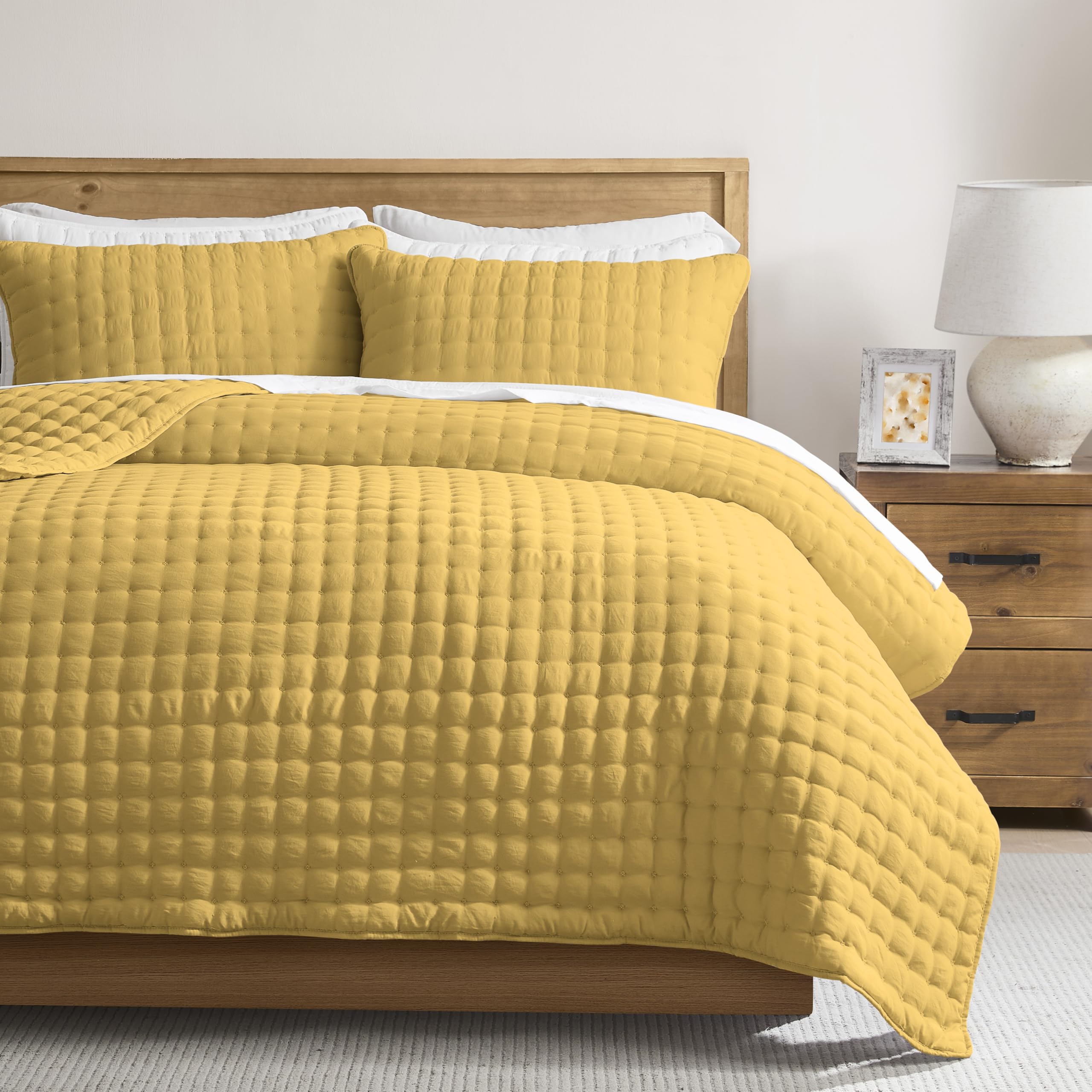 WDCOZY Quilt Set with Pillow Shams