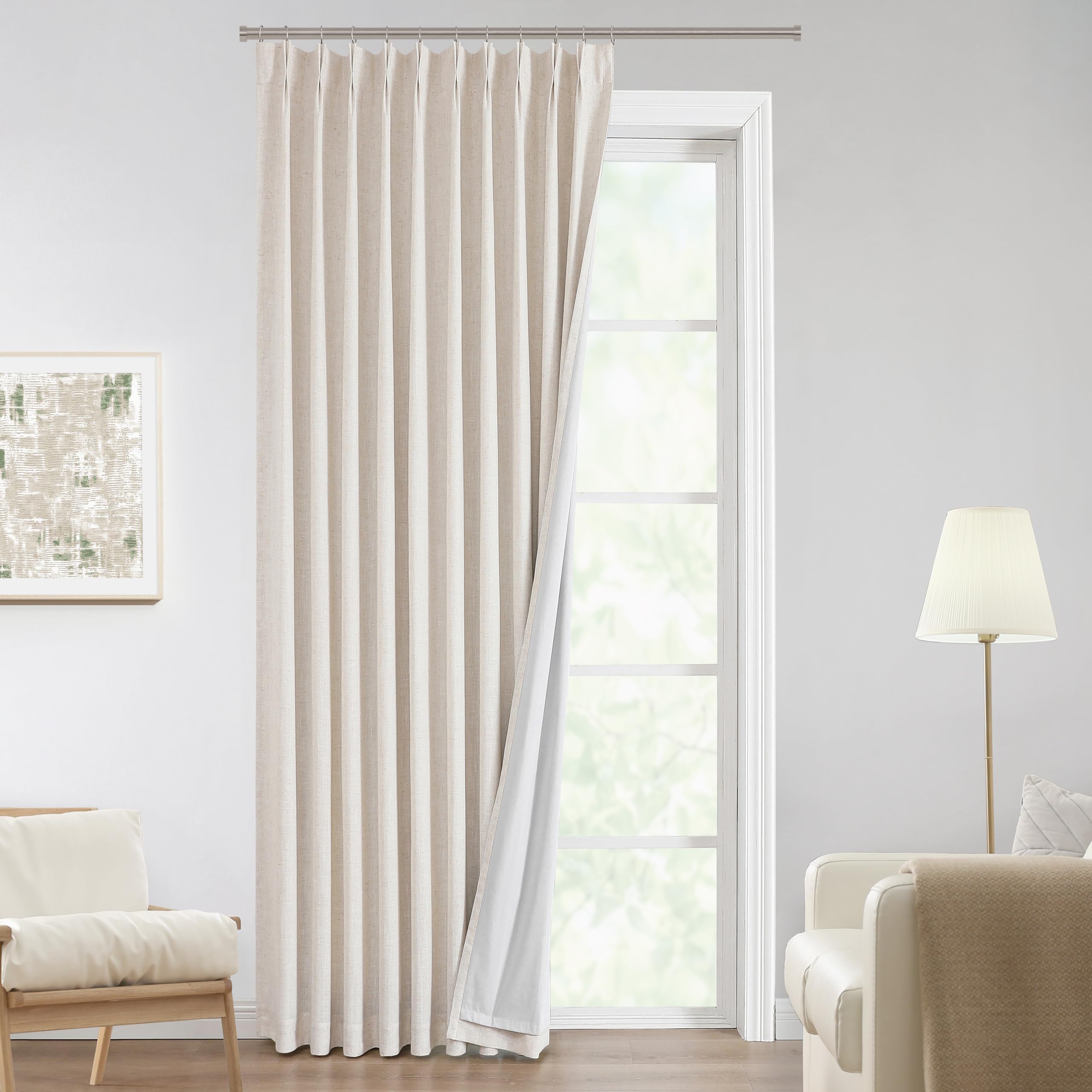 Vision Home Pinch Pleated Blackout Curtain 2 Panels