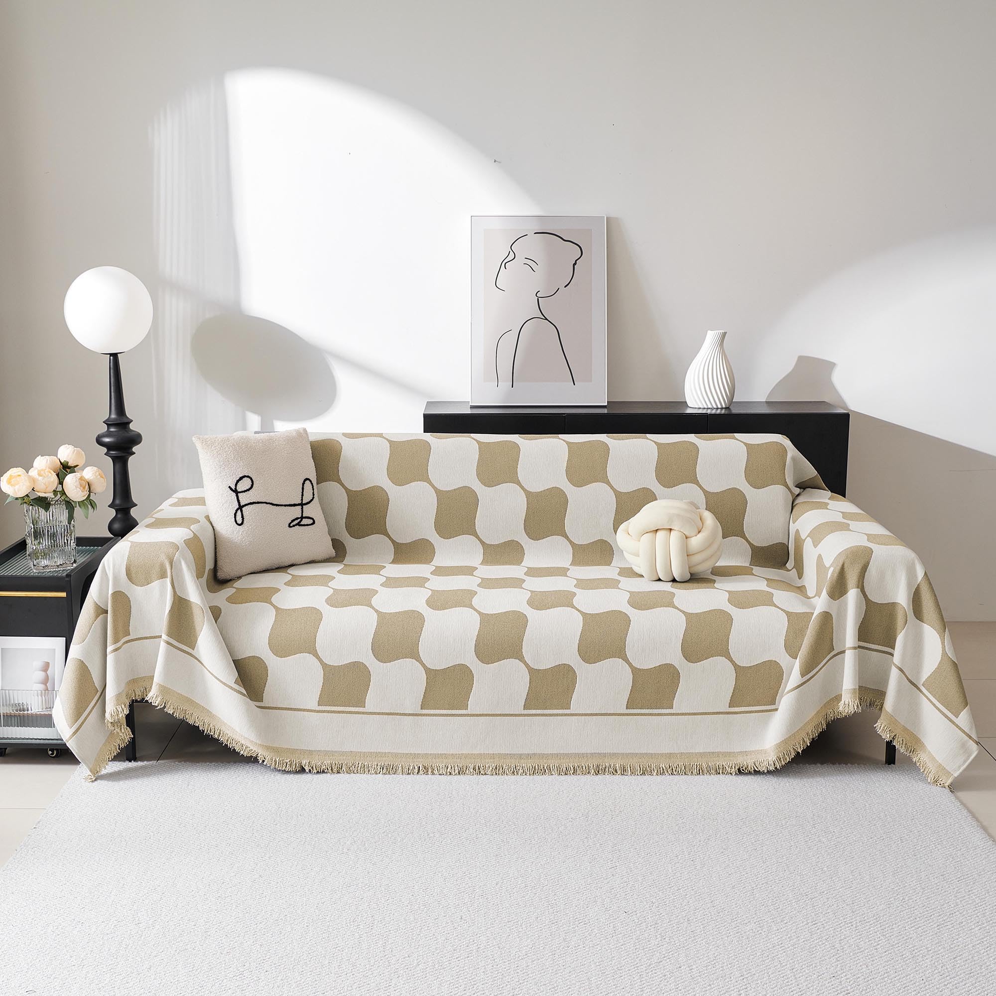 MEETSKY Chenille Sofa Cover