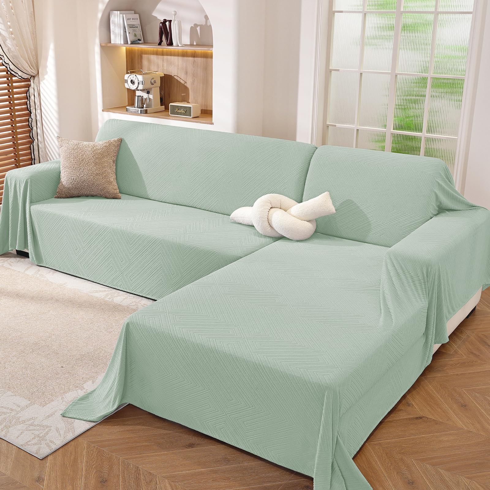 CYCMACO Sectional Couch Cover Set