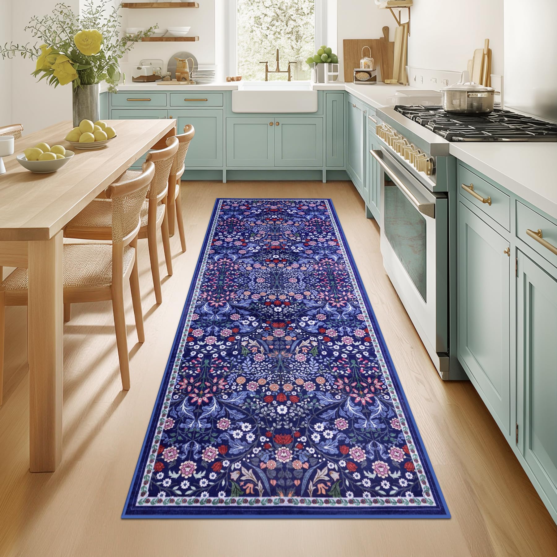 Vintage Boho Washable Area Rug