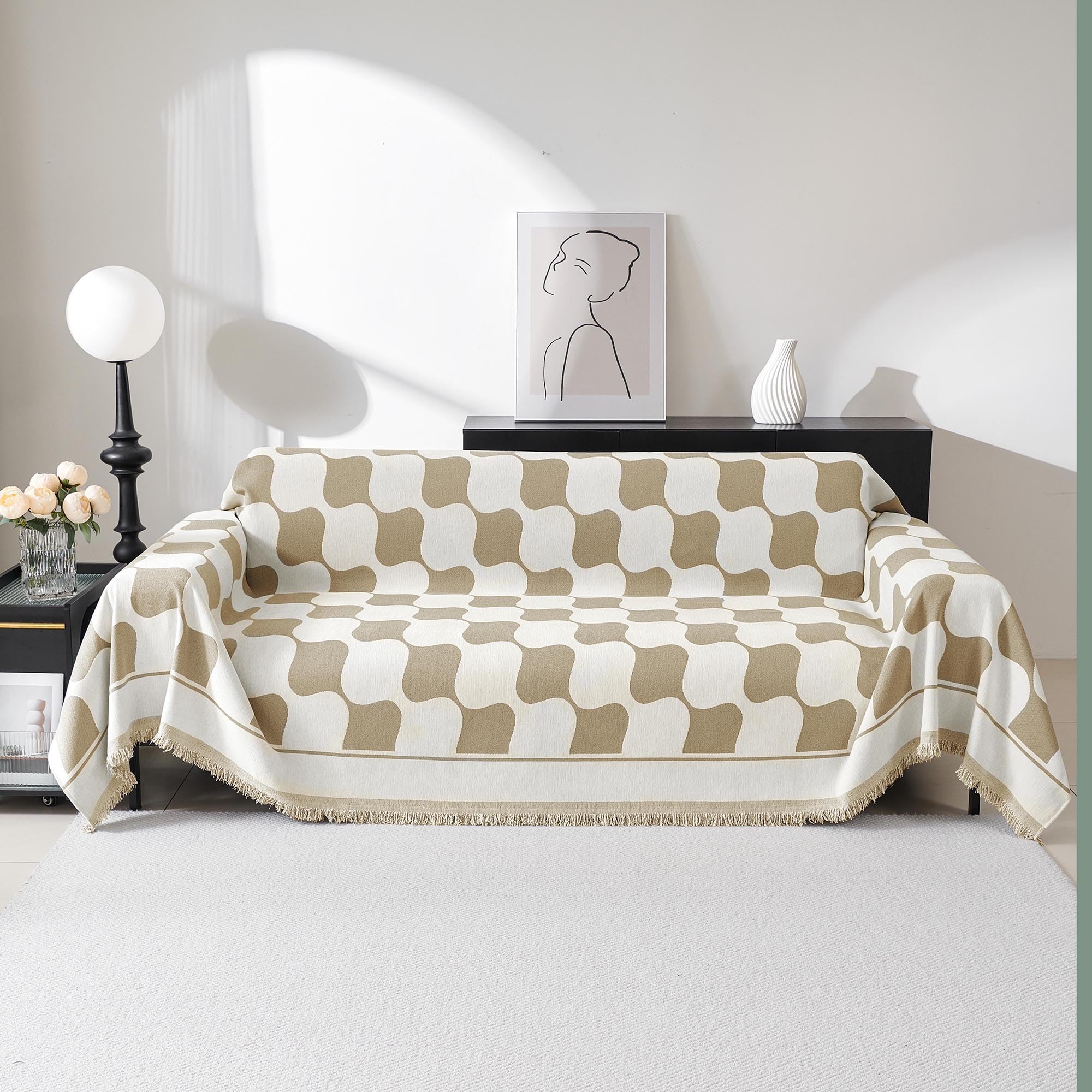 MEETSKY Chenille Sofa Cover