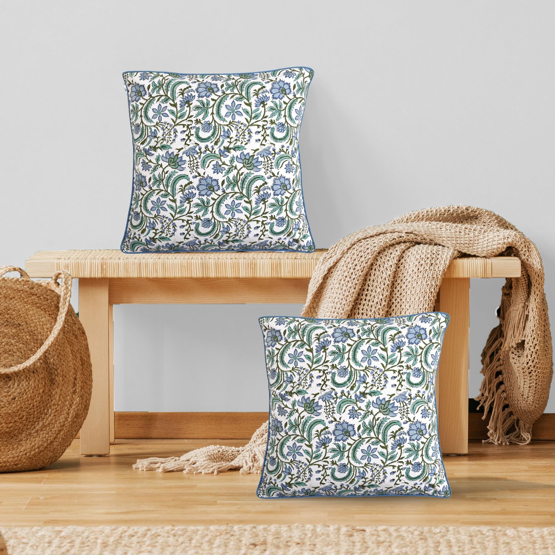 Ridhi Block Print Pillow Cover