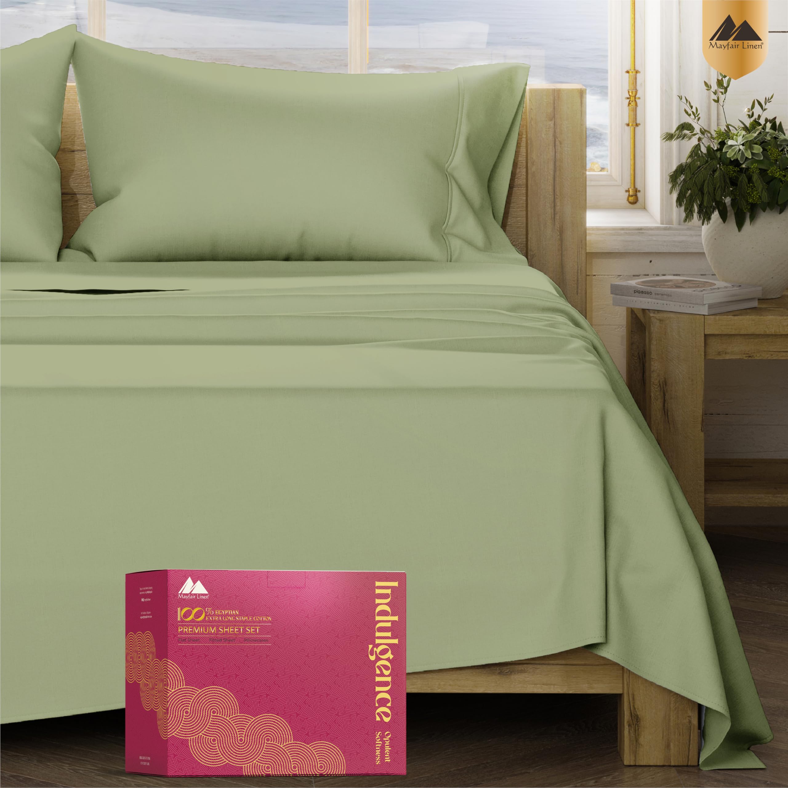 Mayfair Linen Egyptian Cotton Bed Sheets