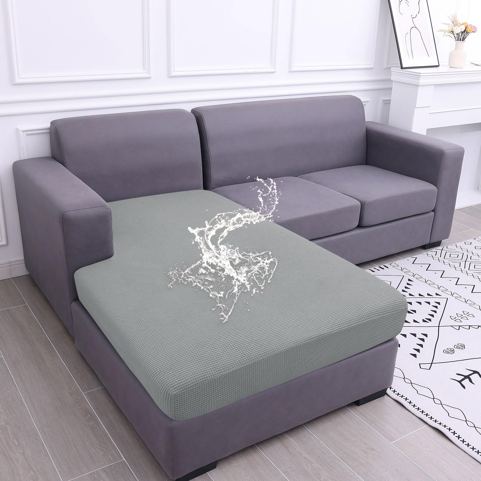 hyha Waterproof Couch Cushion Cover