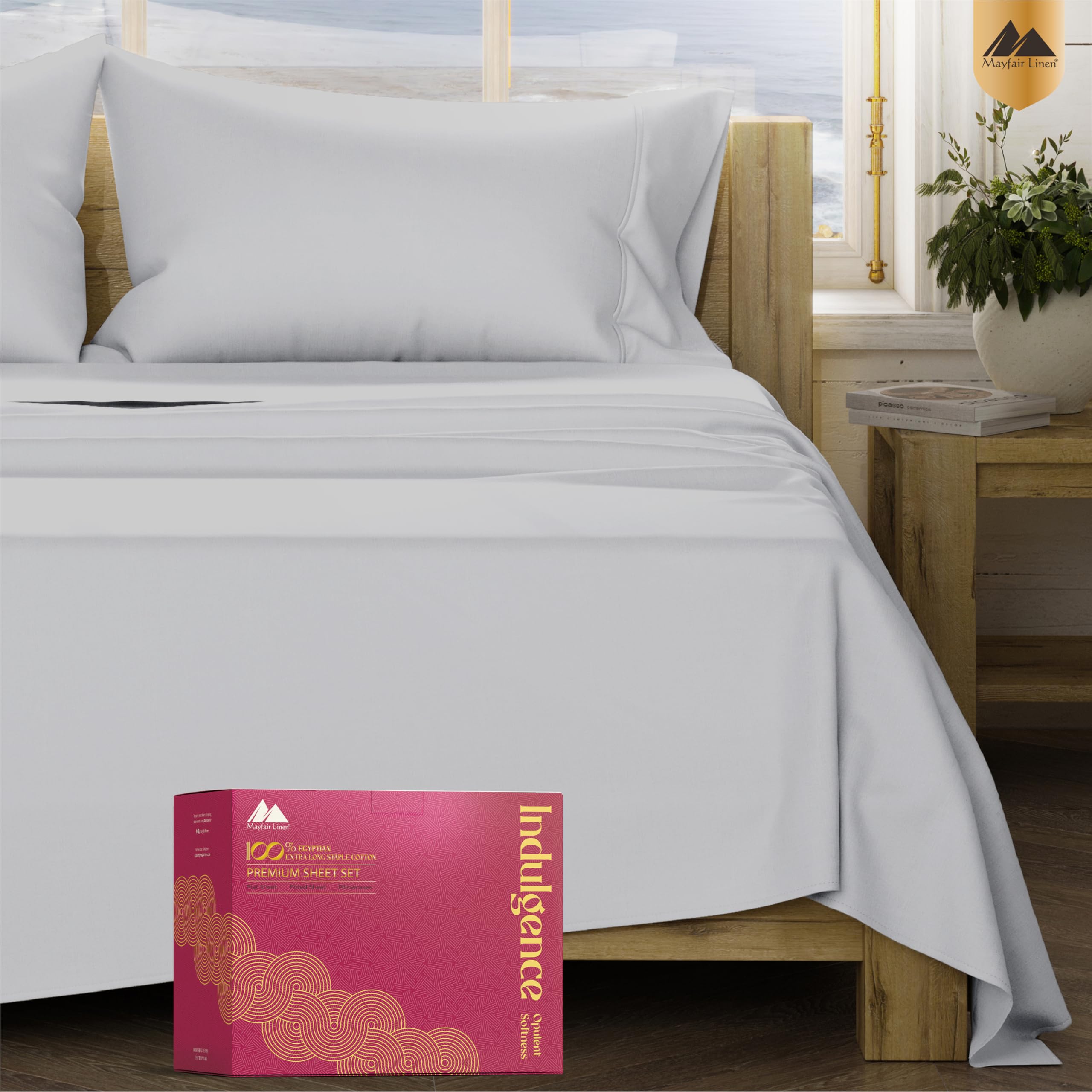 Mayfair Linen Egyptian Cotton Bed Sheets