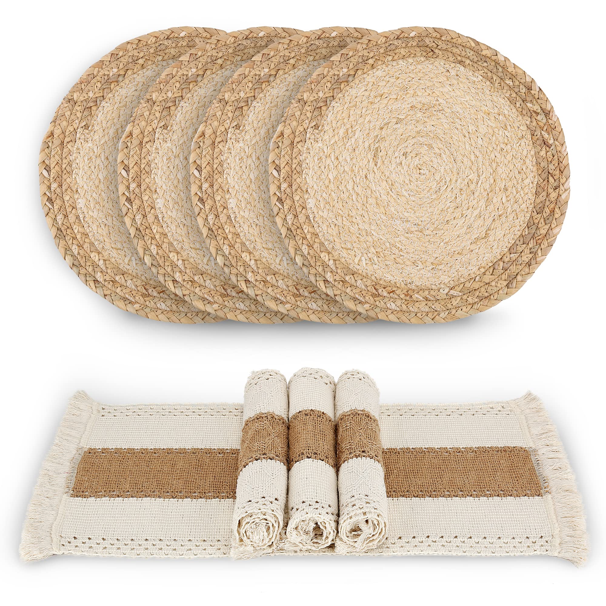 Handmade Boho Woven Placemats
