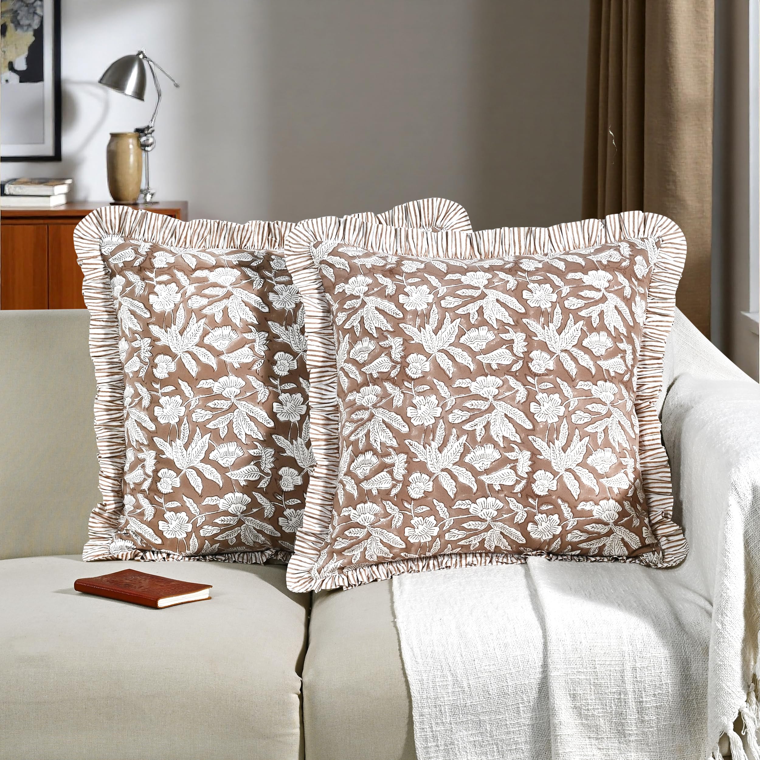 Ridhi Ruffle Pillow Cover