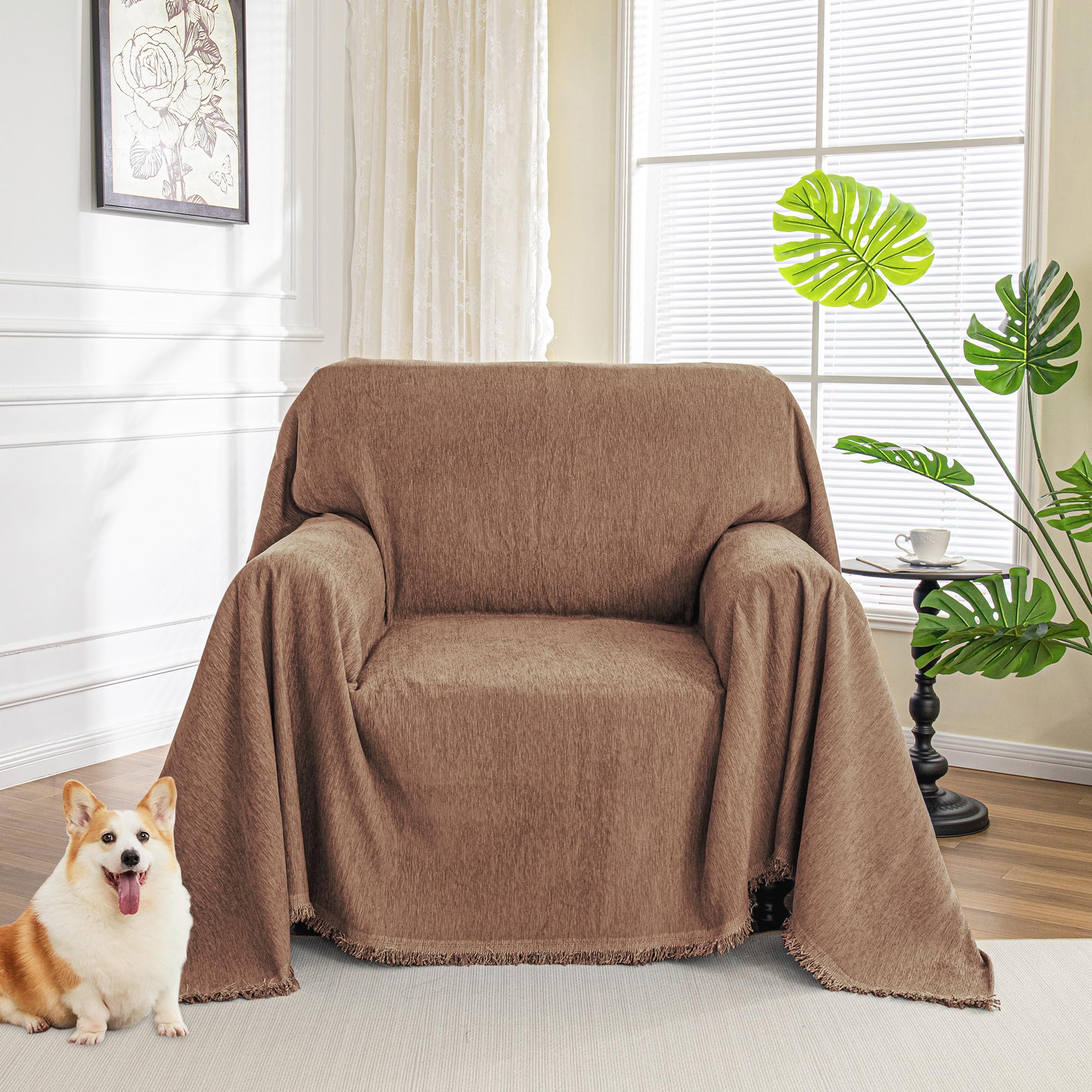 MYSKY HOME Chenille Sofa Cover