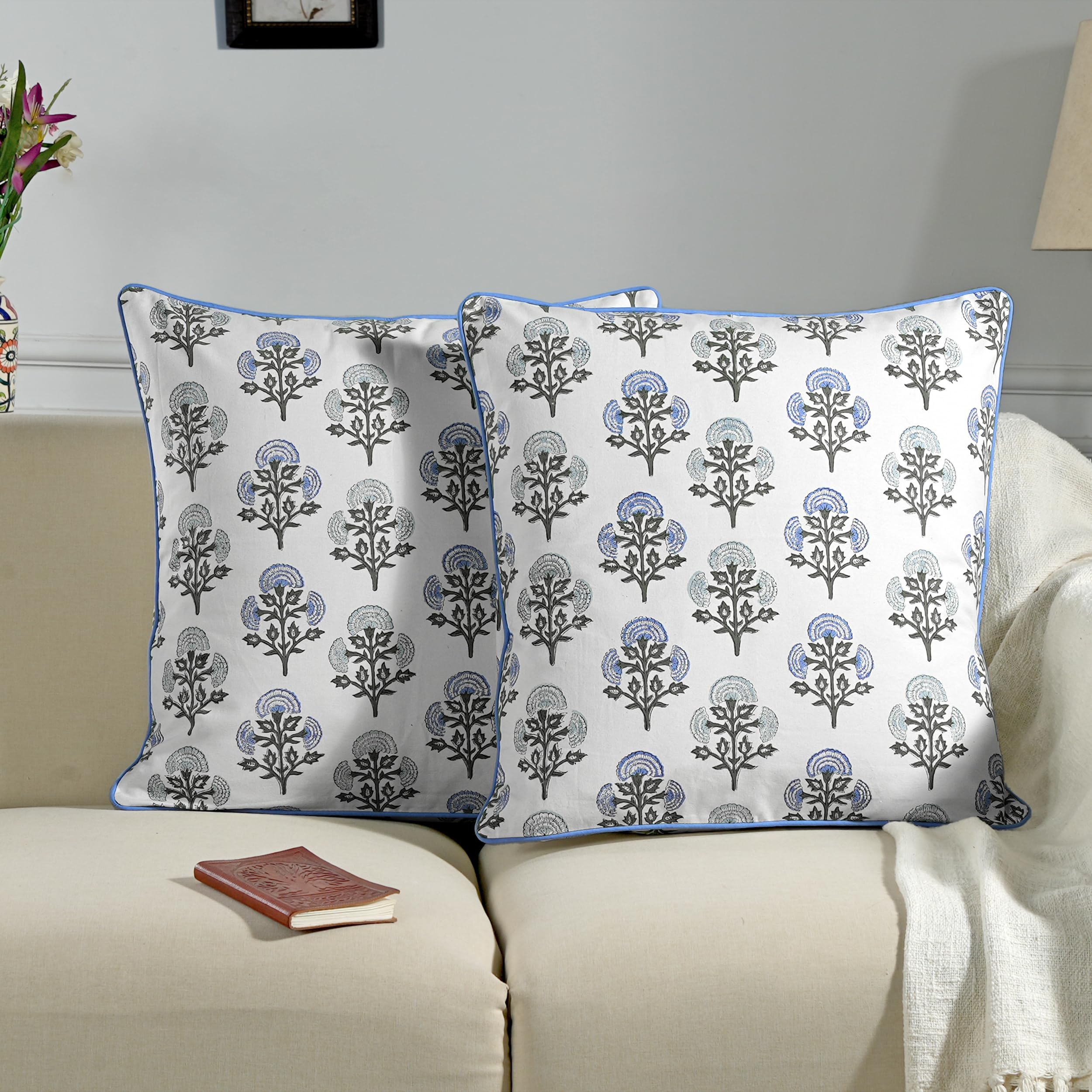 Ridhi Block Print Pillow Cover