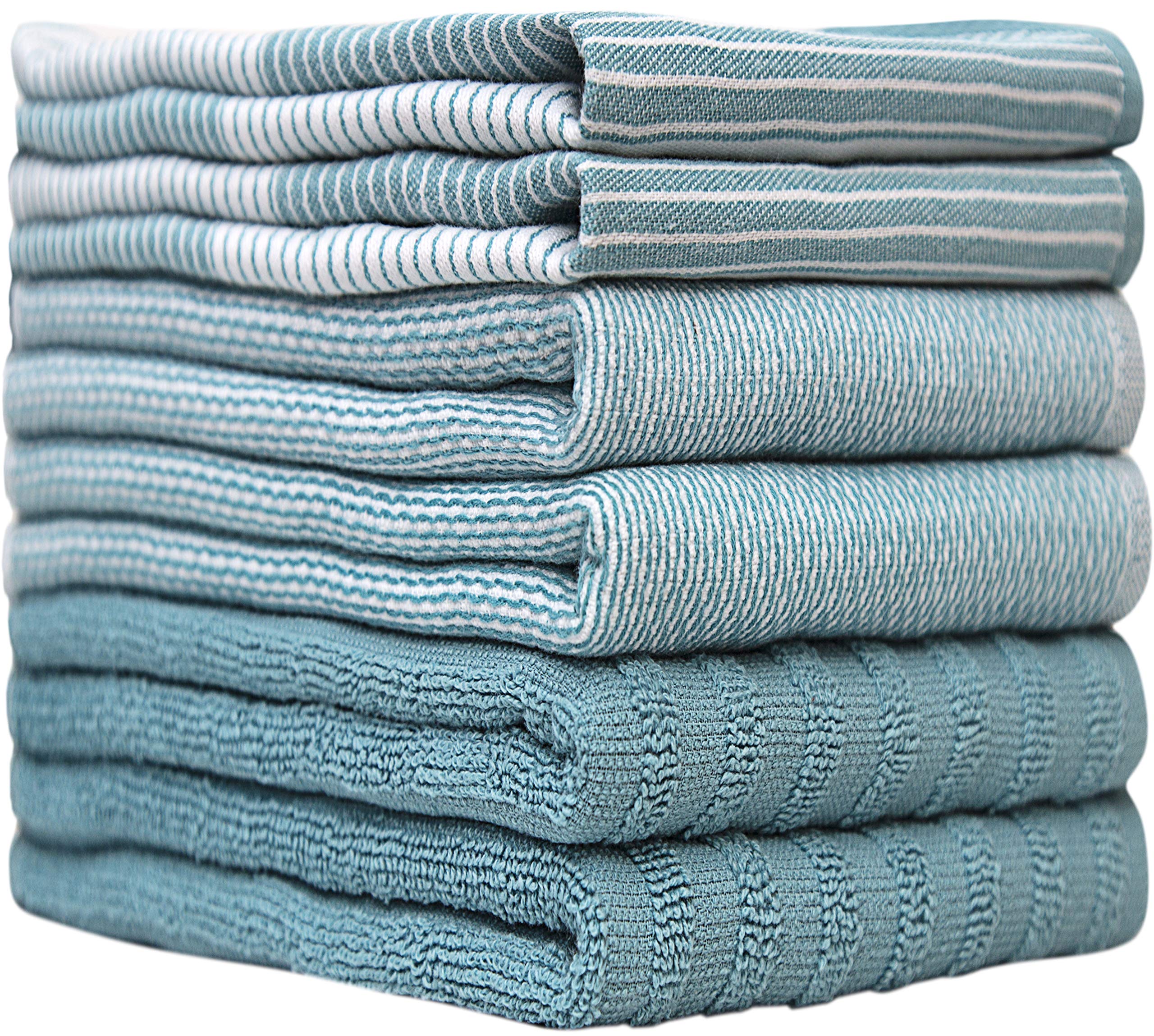 Premium Cotton Kitchen Towels Set of 6